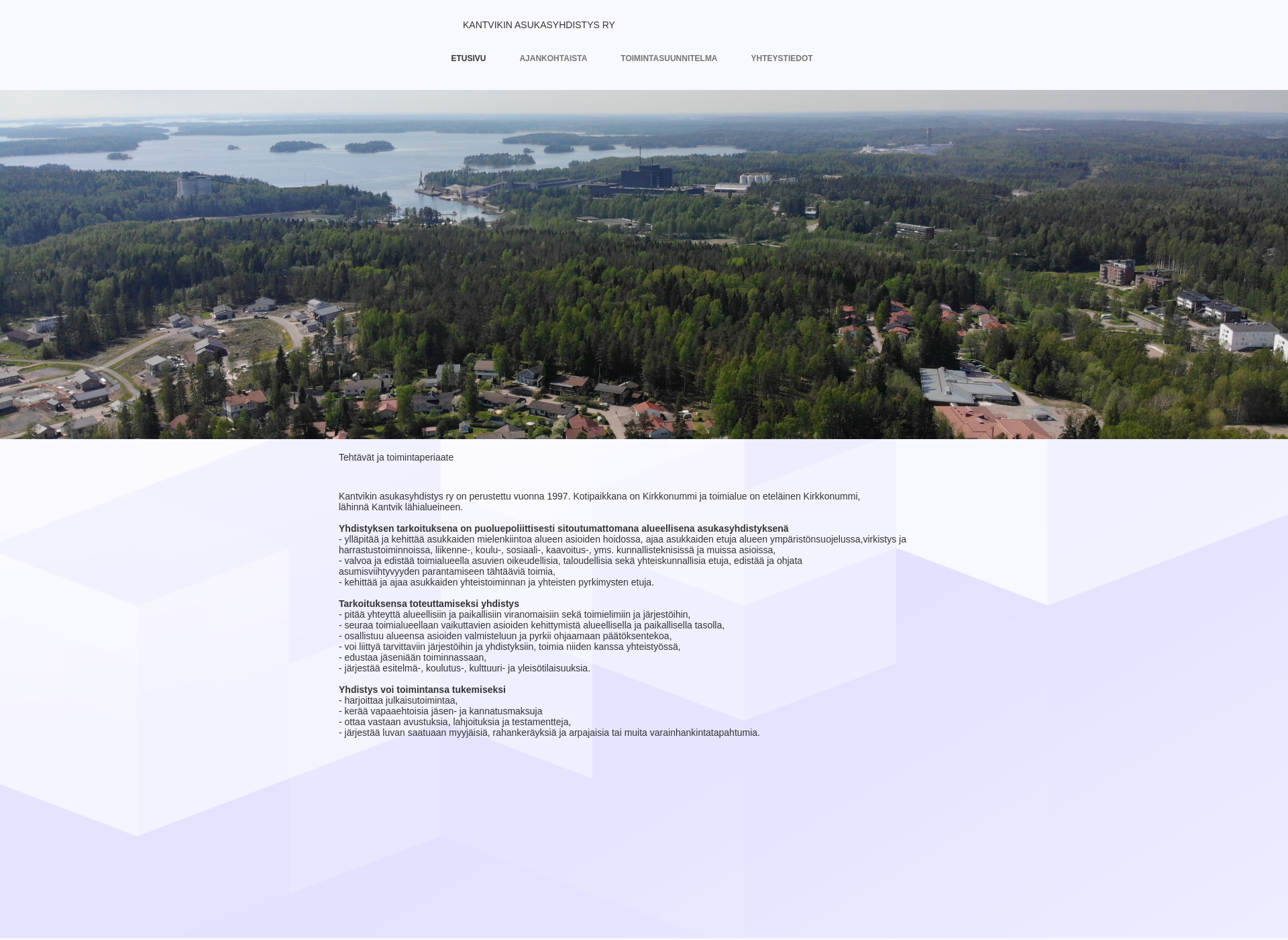 Screenshot for kantvik.fi