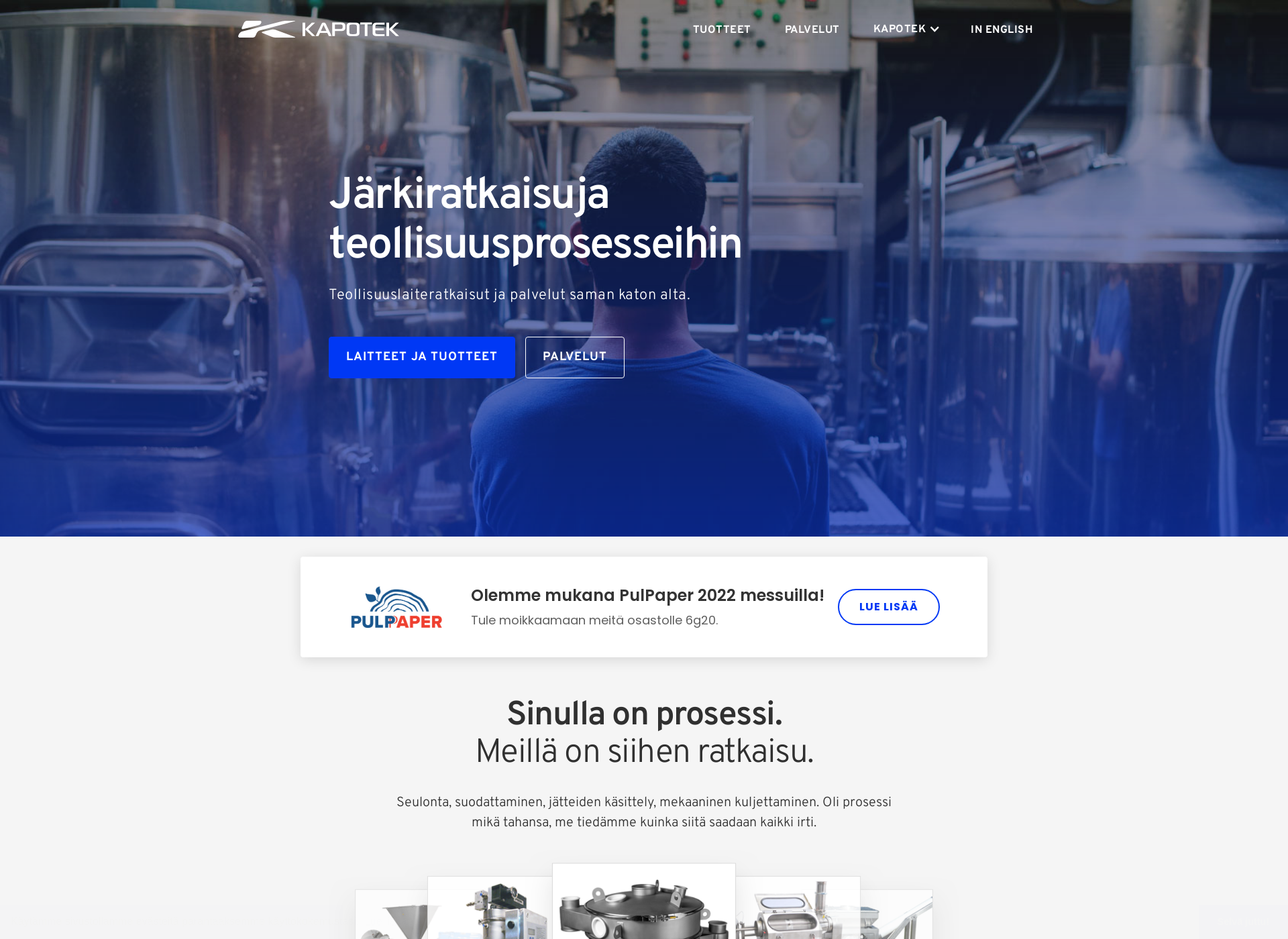 Screenshot for kapotek.fi