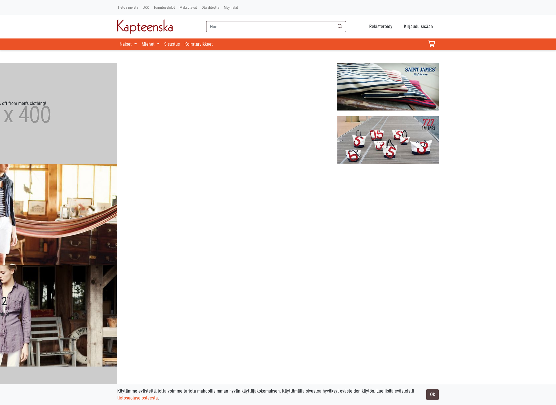 Screenshot for kapteenska.fi