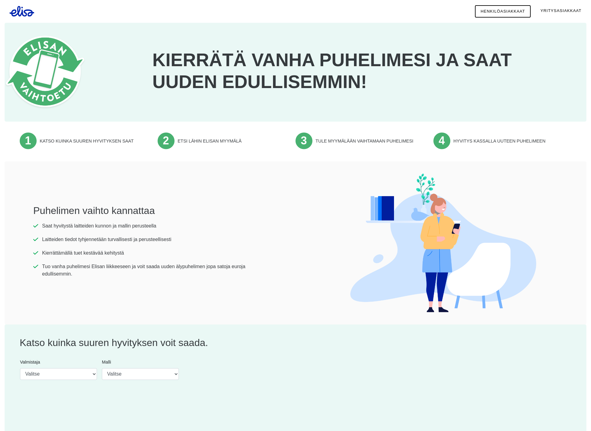 Screenshot for kapulanvaihto.fi