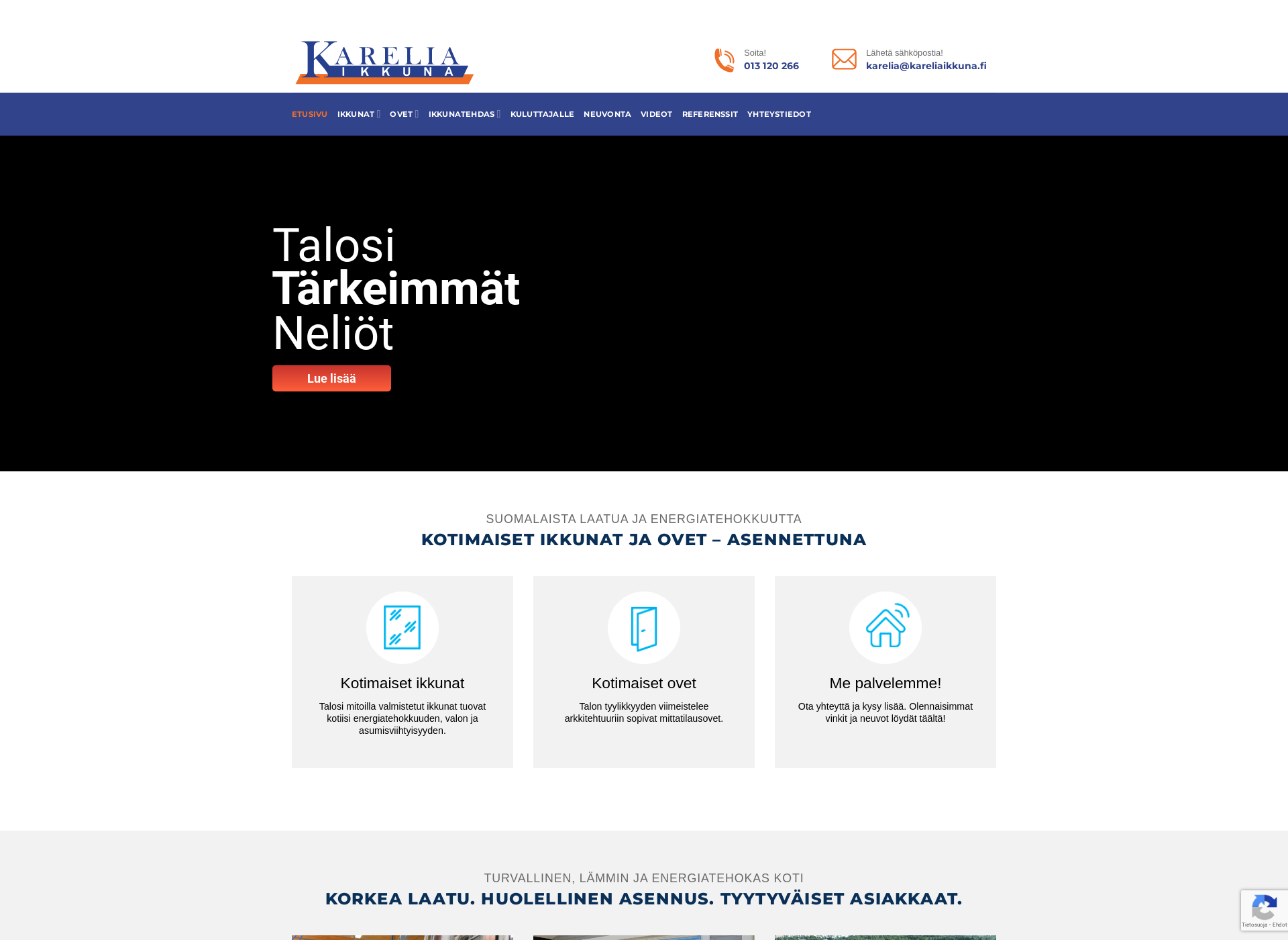 Screenshot for kareliaikkuna.fi