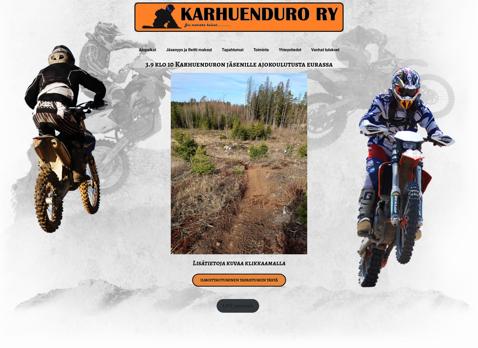 Screenshot for karhuenduro.fi