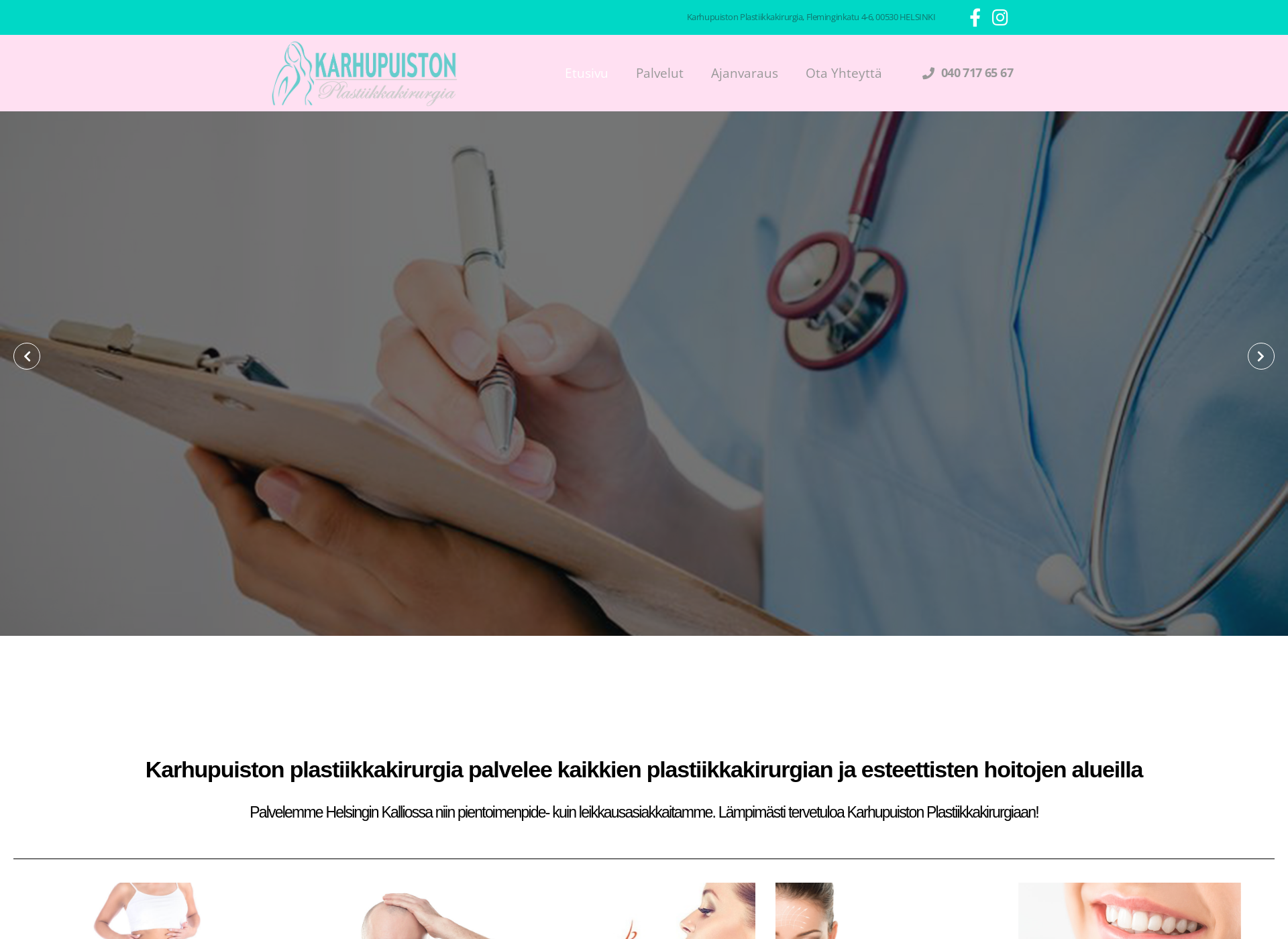Screenshot for karhupuistonplastiikkakirurgia.fi