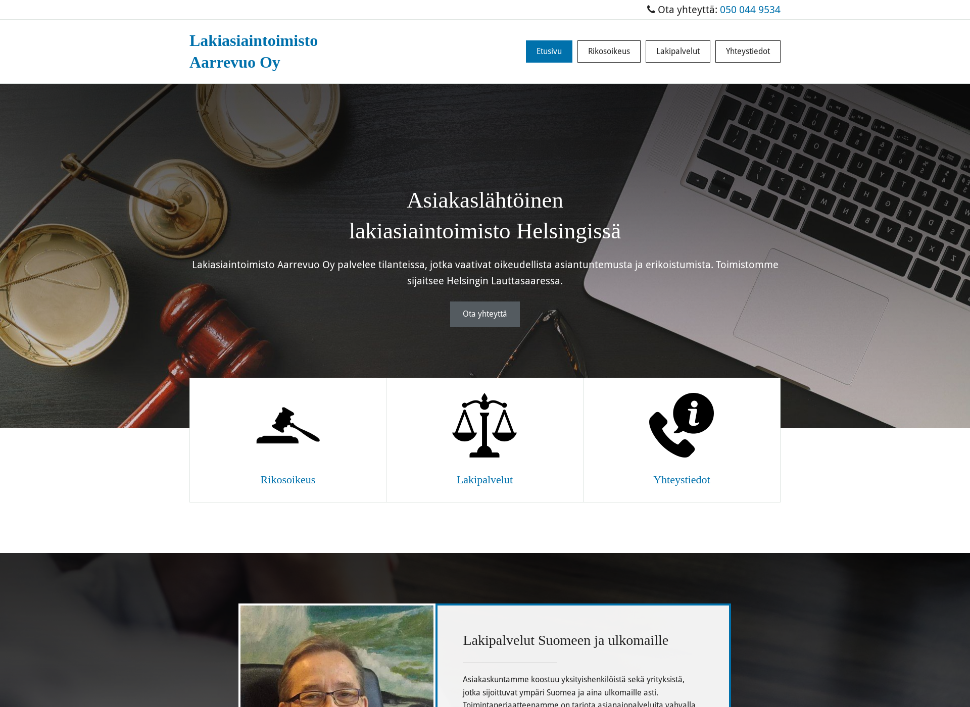 Screenshot for kariaarrevuo.fi