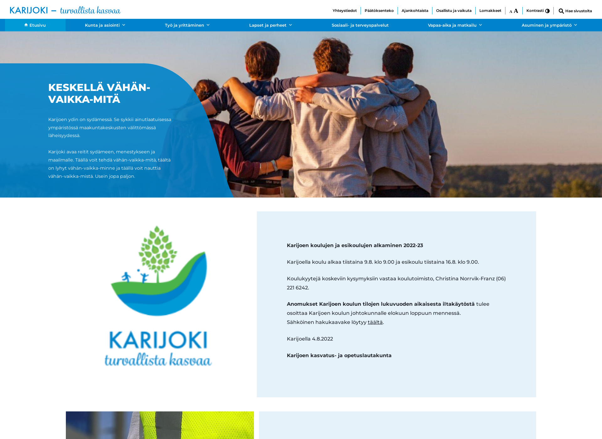Screenshot for karijoki.fi
