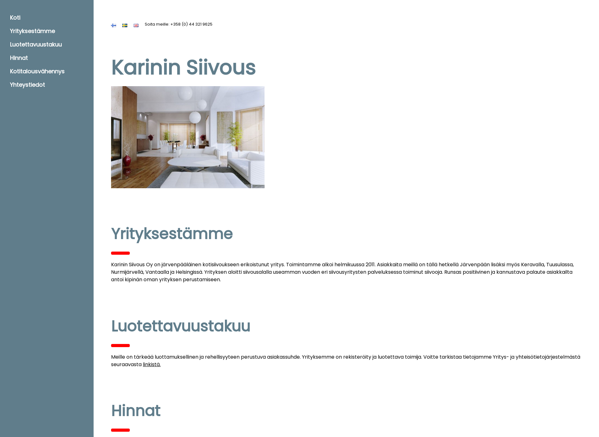 Screenshot for karininsiivous.com
