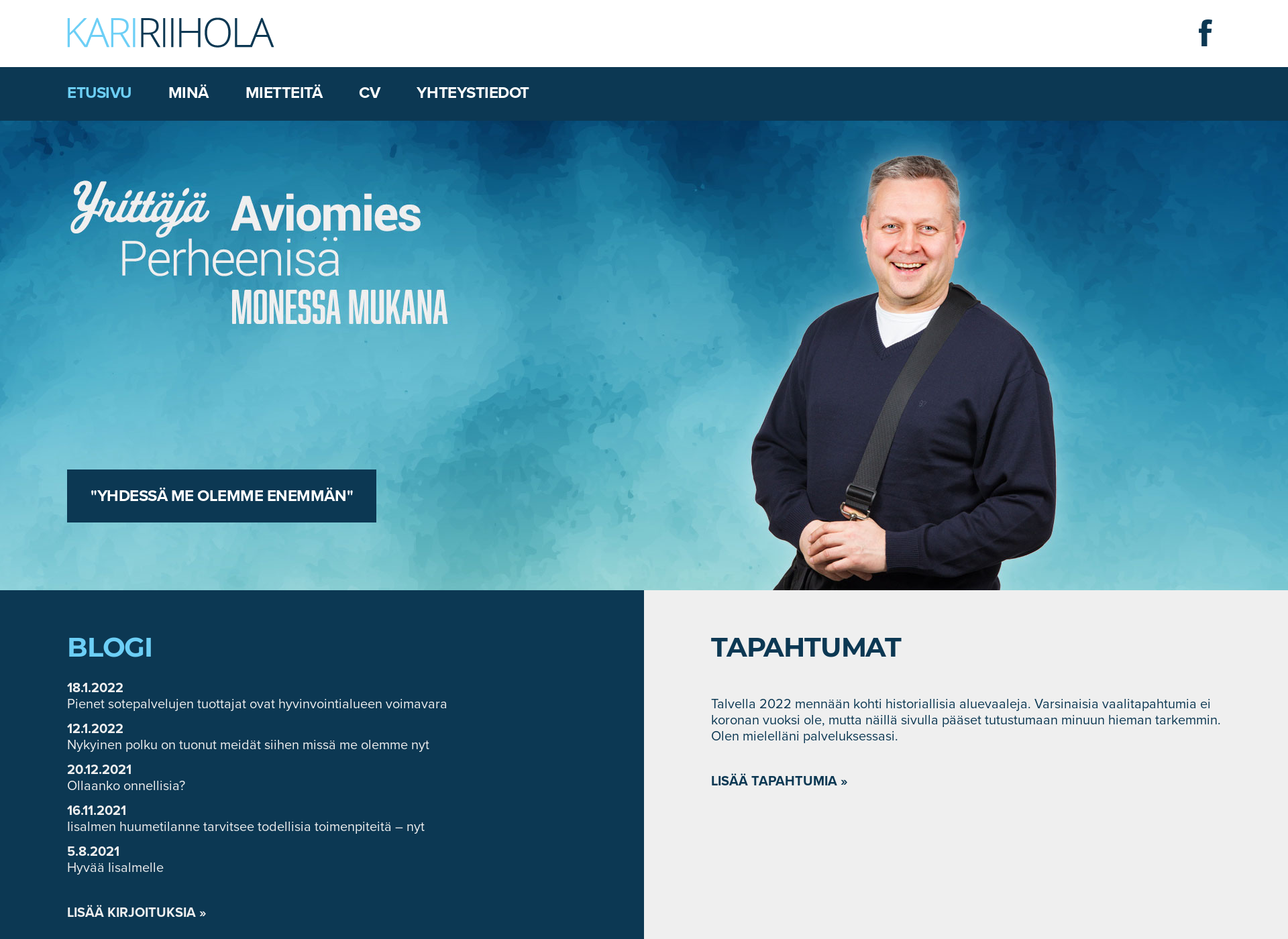 Screenshot for kaririihola.fi