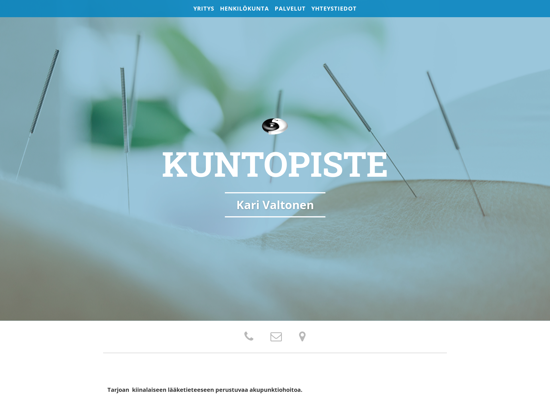 Screenshot for karivaltonen.fi
