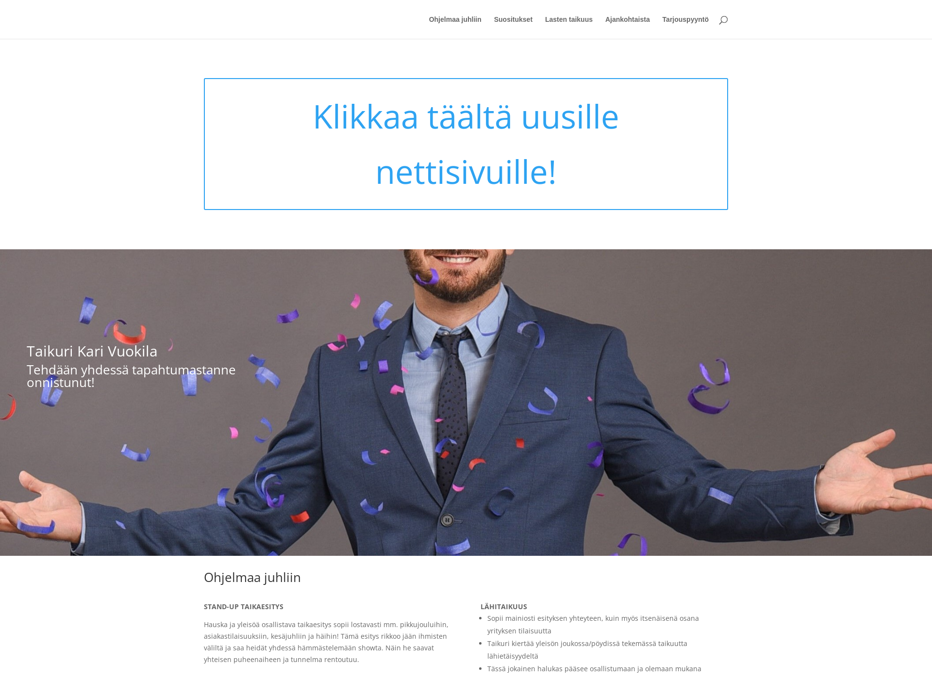 Screenshot for karivuokila.fi