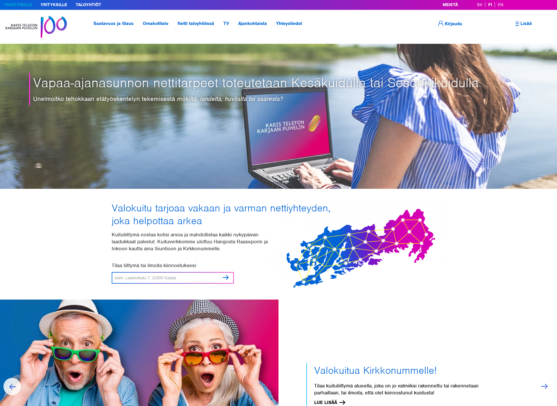 Screenshot for karjaanpuhelin.fi