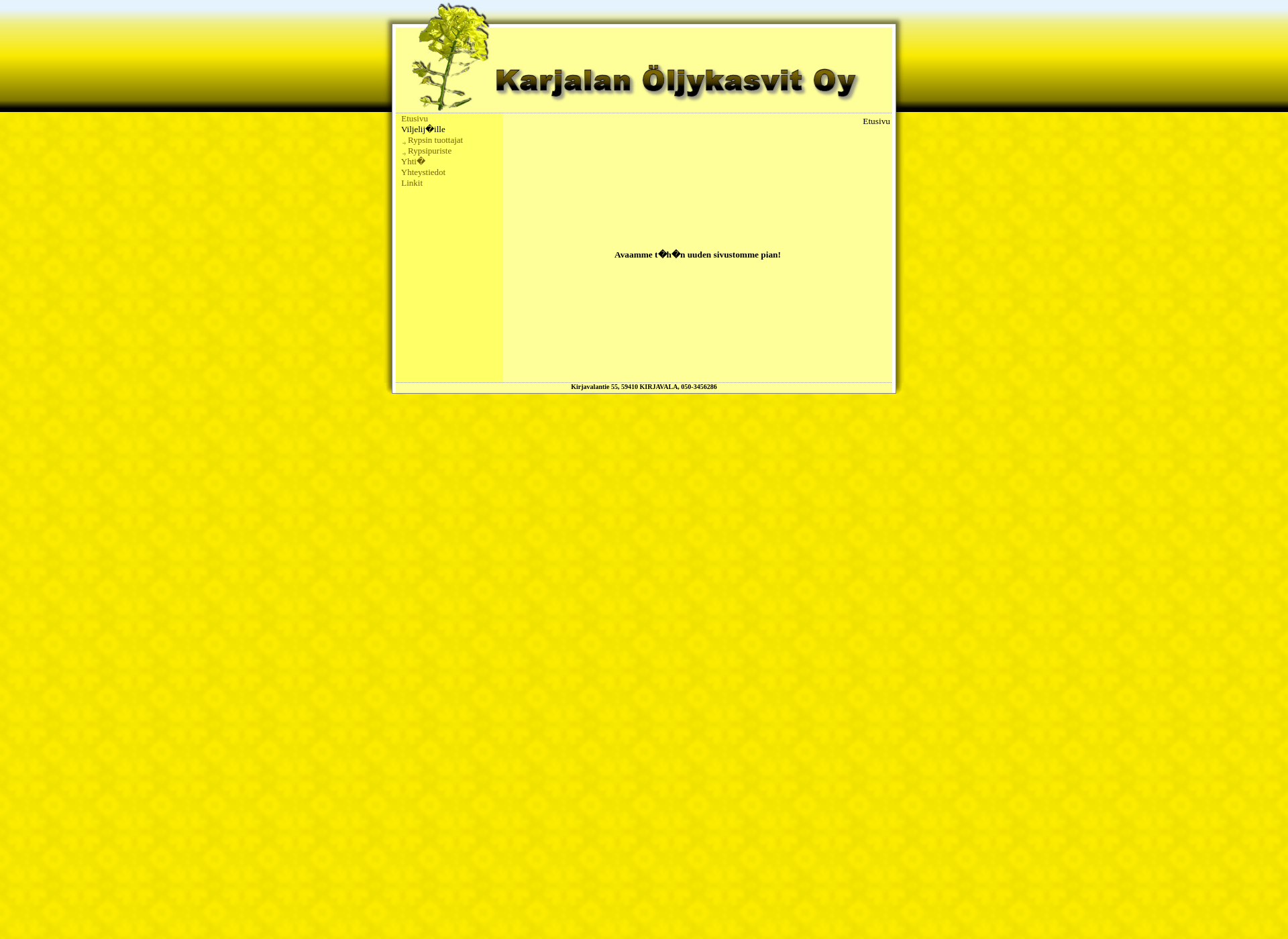 Screenshot for karjalanoljykasvit.fi