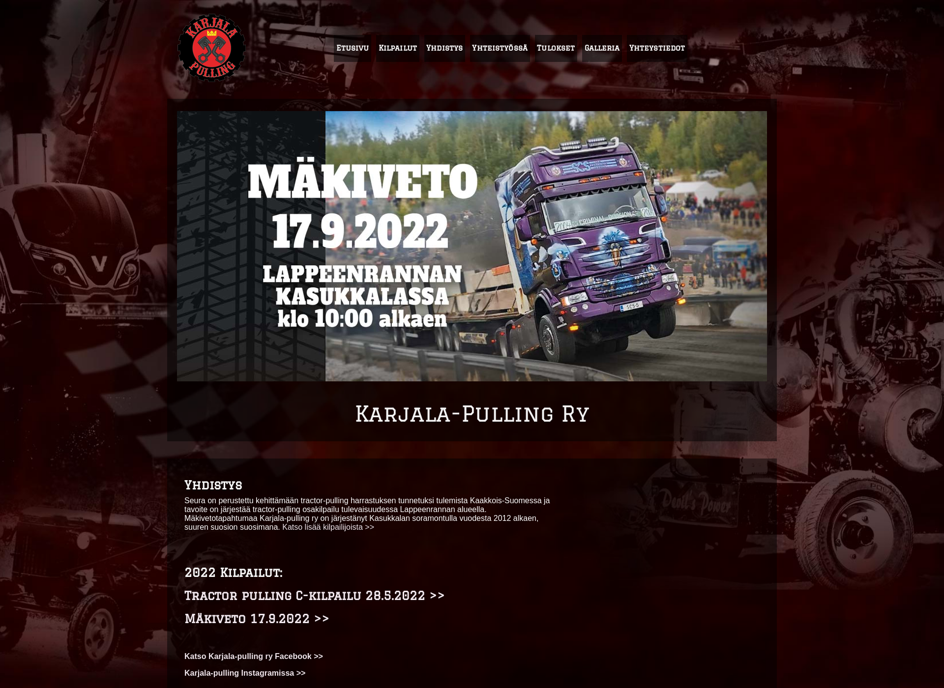 Screenshot for karjalapulling.fi