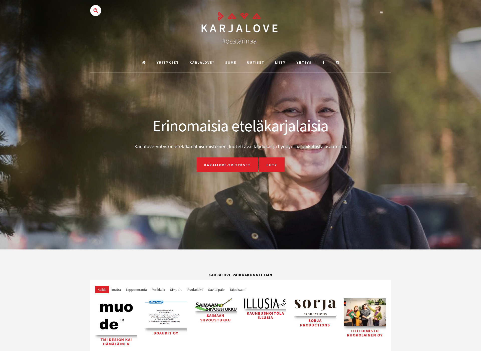 Screenshot for karjalove.fi