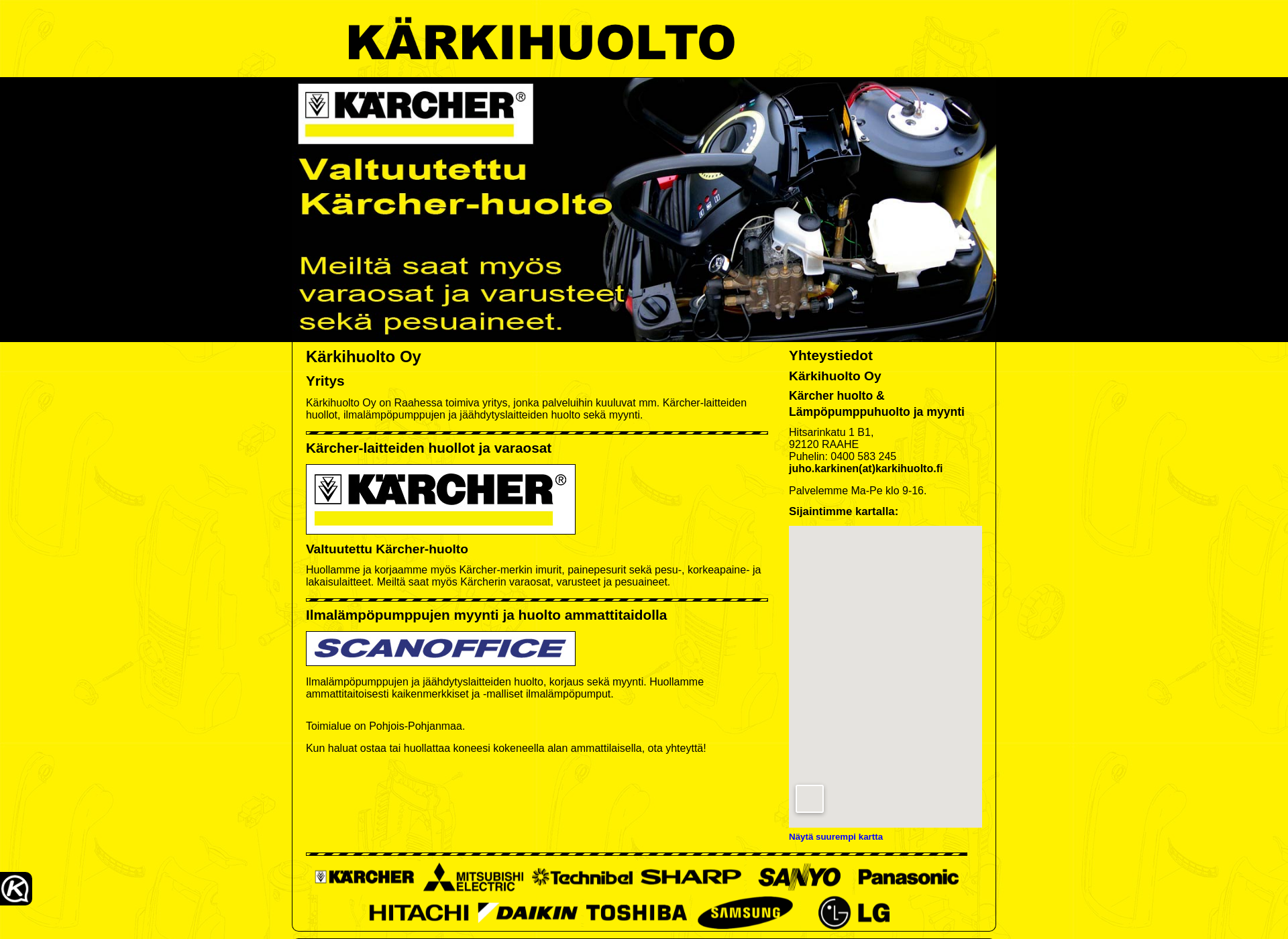 Screenshot for karkihuolto.fi