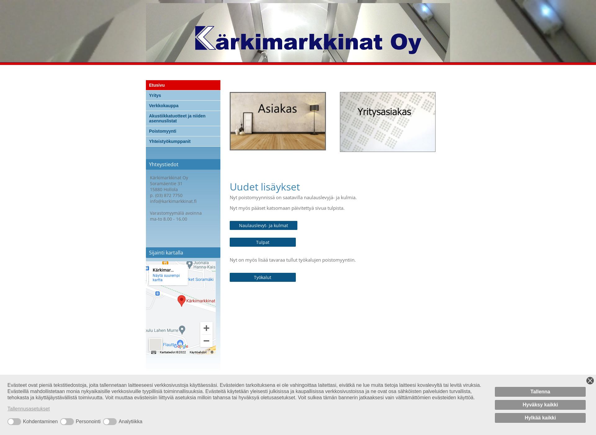 Screenshot for karkimarkkinat.com