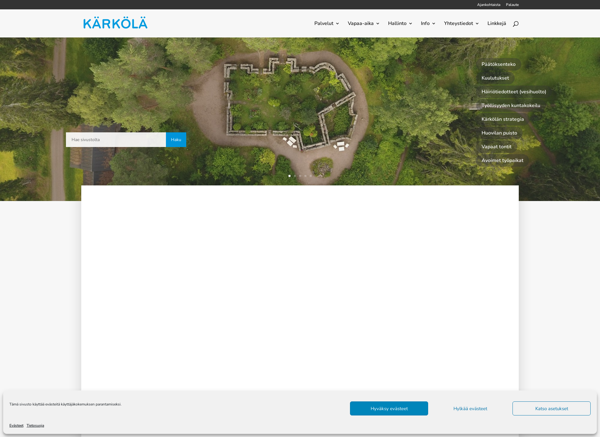 Screenshot for karkola.fi