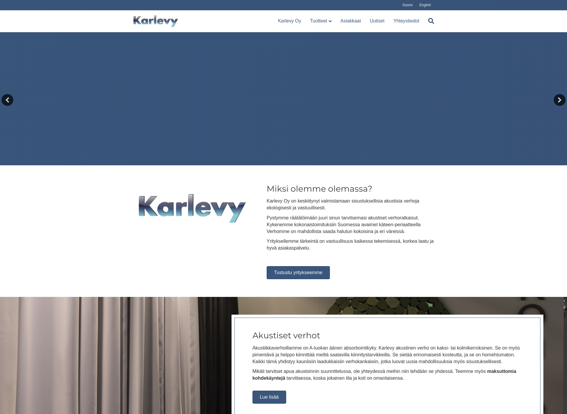 Screenshot for karlevy.fi