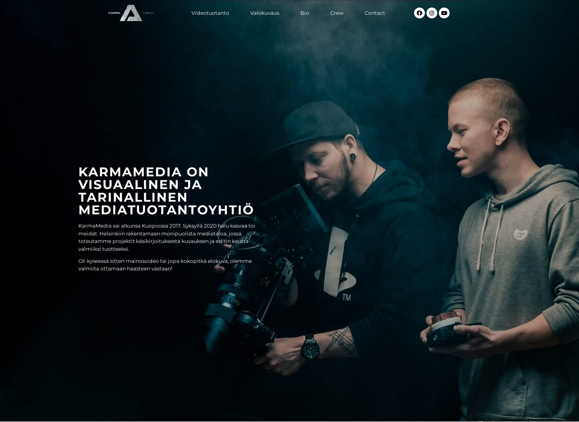 Screenshot for karmamedia.fi