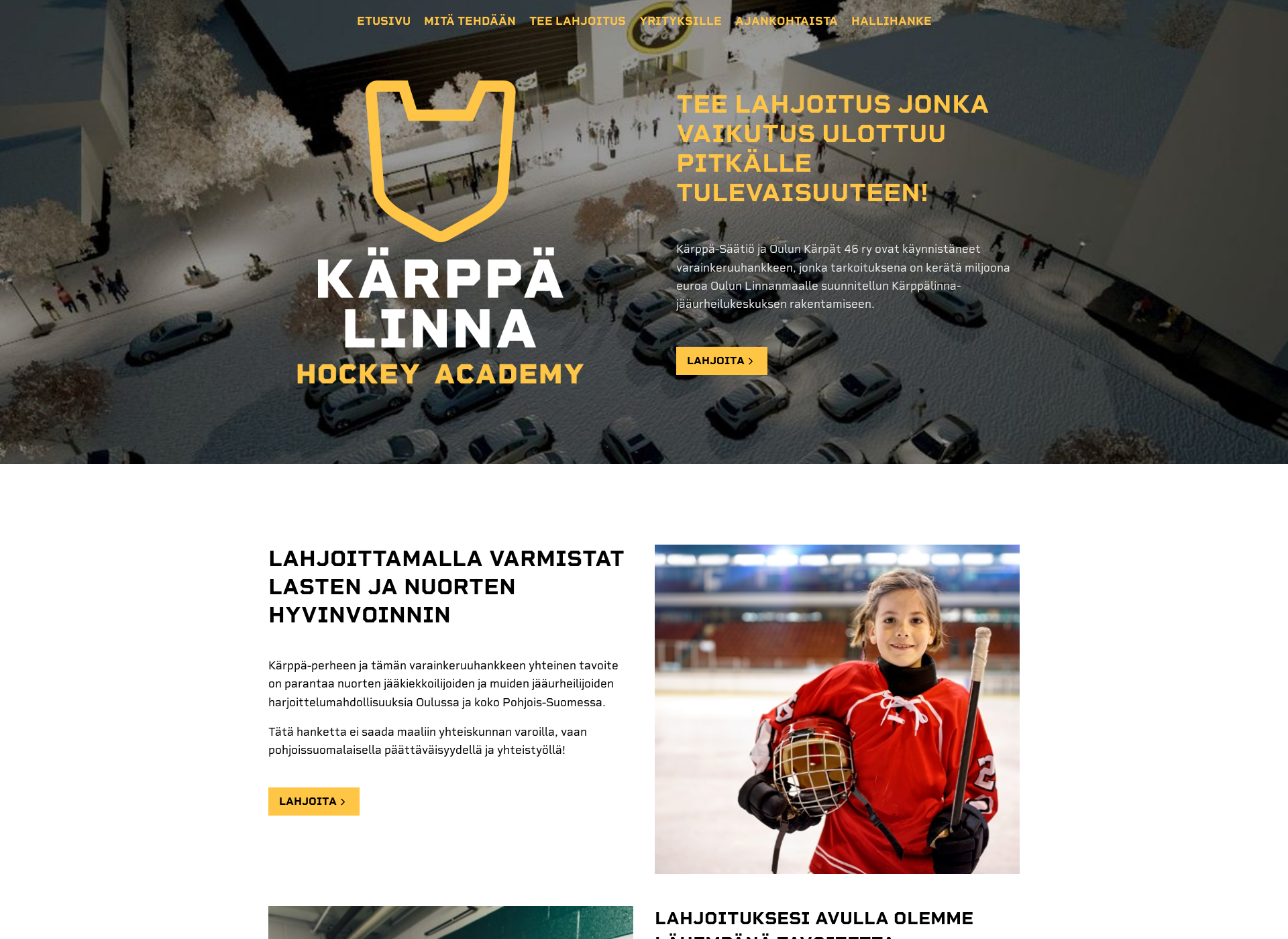 Skärmdump för karppalinna.fi