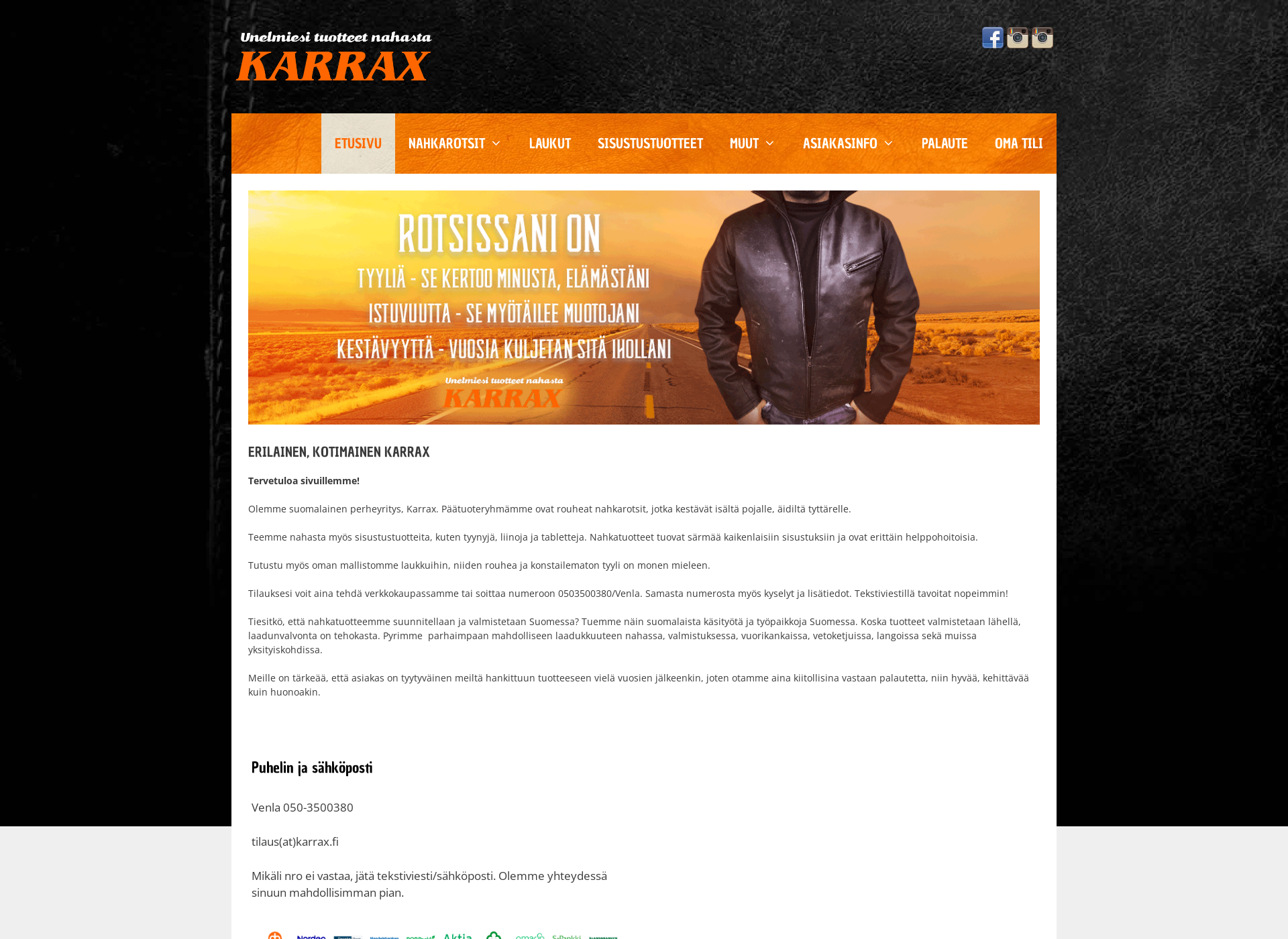 Screenshot for karrax.fi