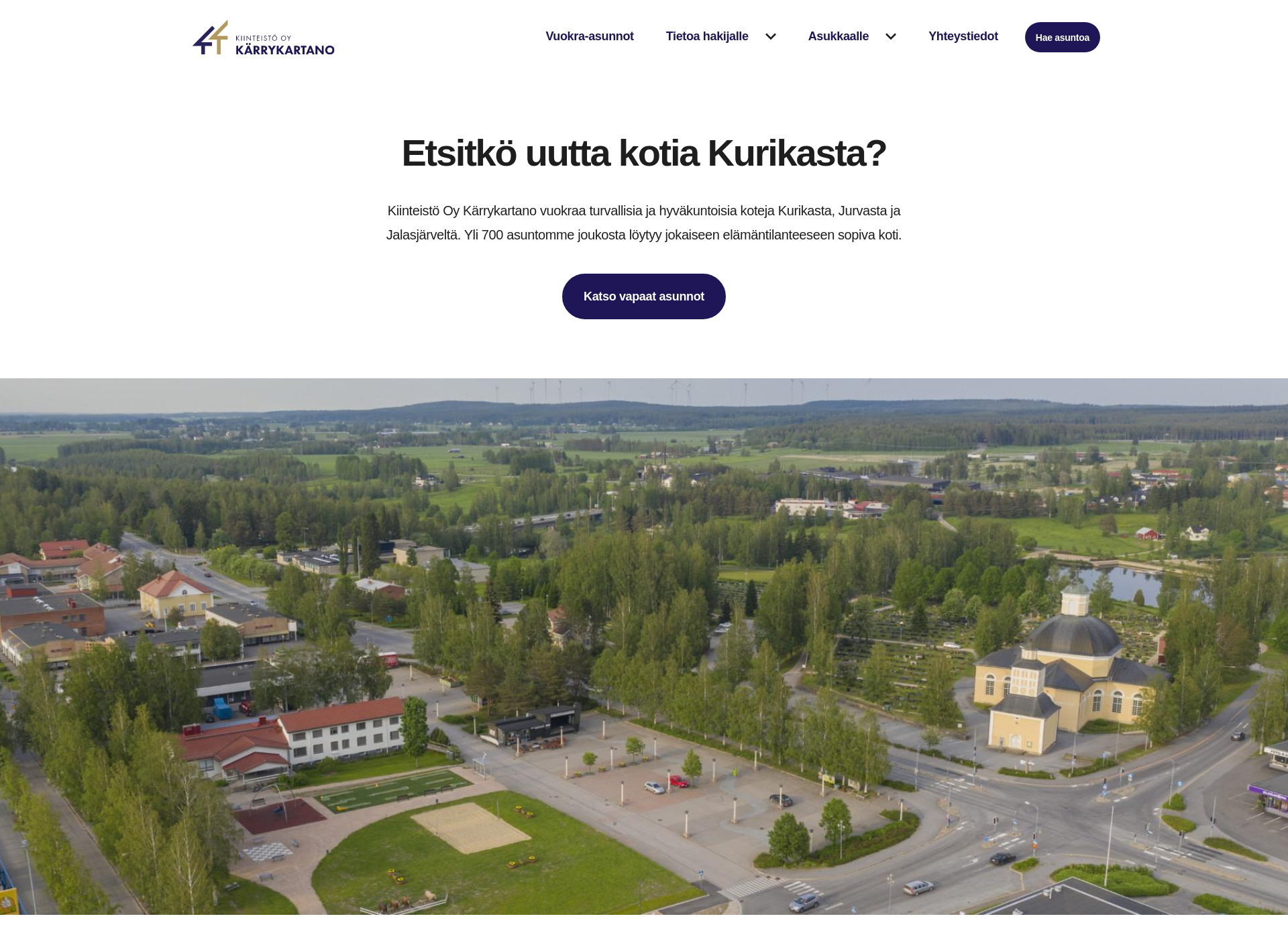 Skärmdump för karrykartano.fi