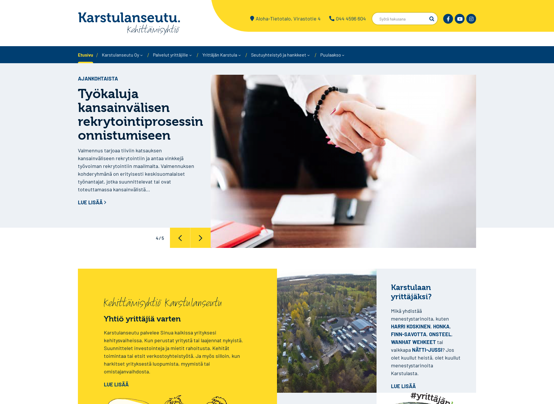 Screenshot for karstulanseutu.fi