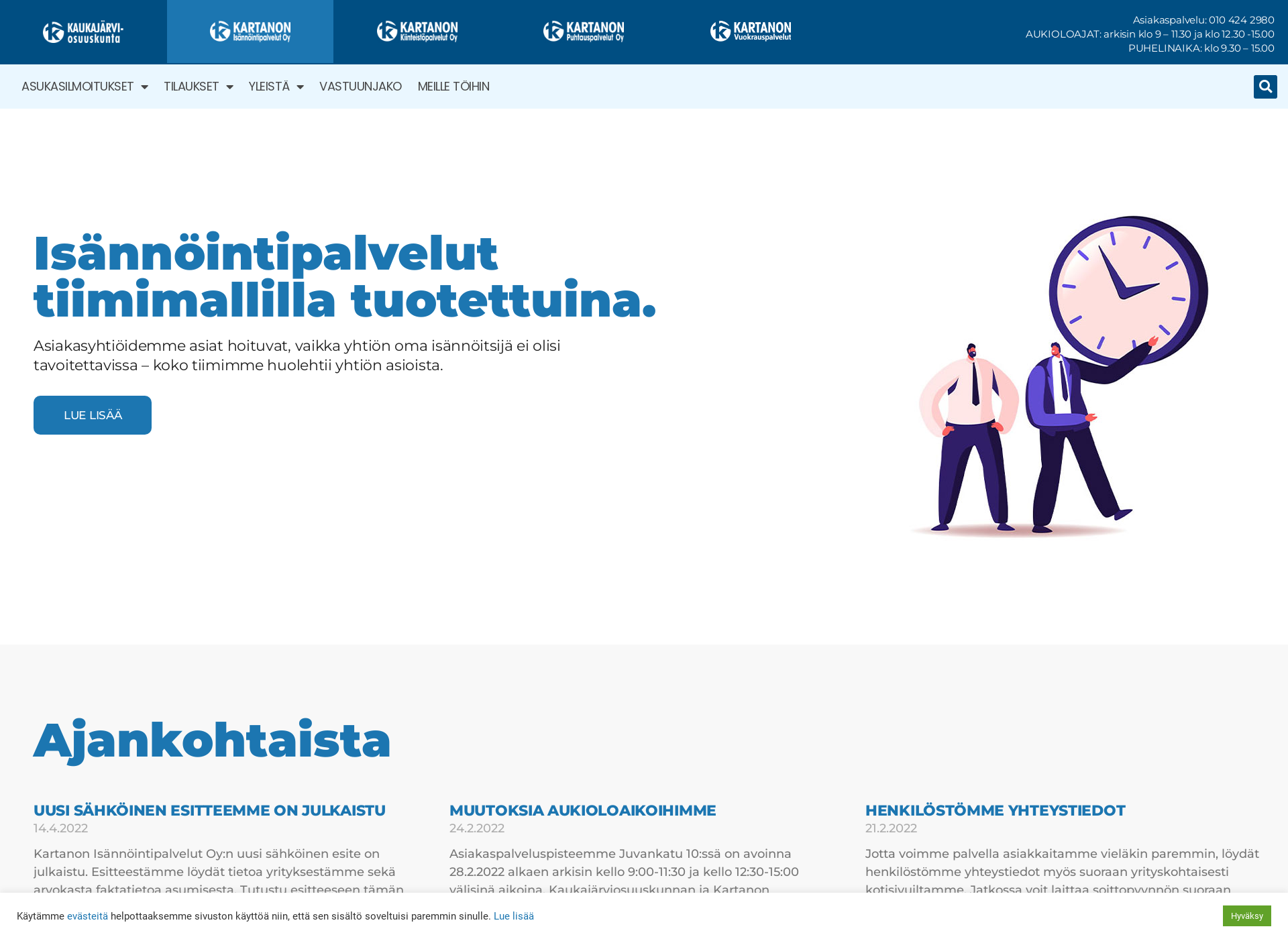 Screenshot for kartanonip.fi