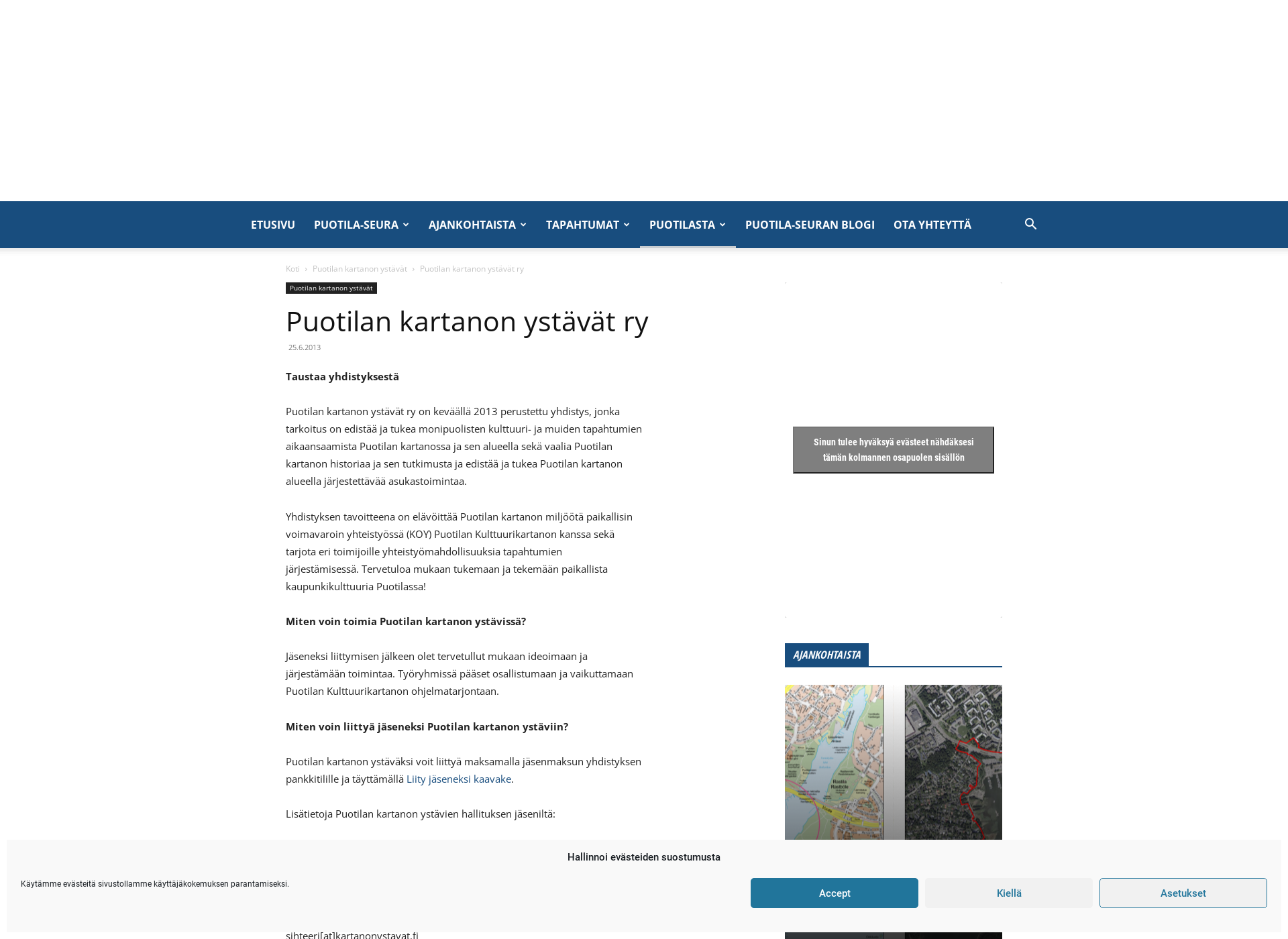 Skärmdump för kartanonystavat.fi