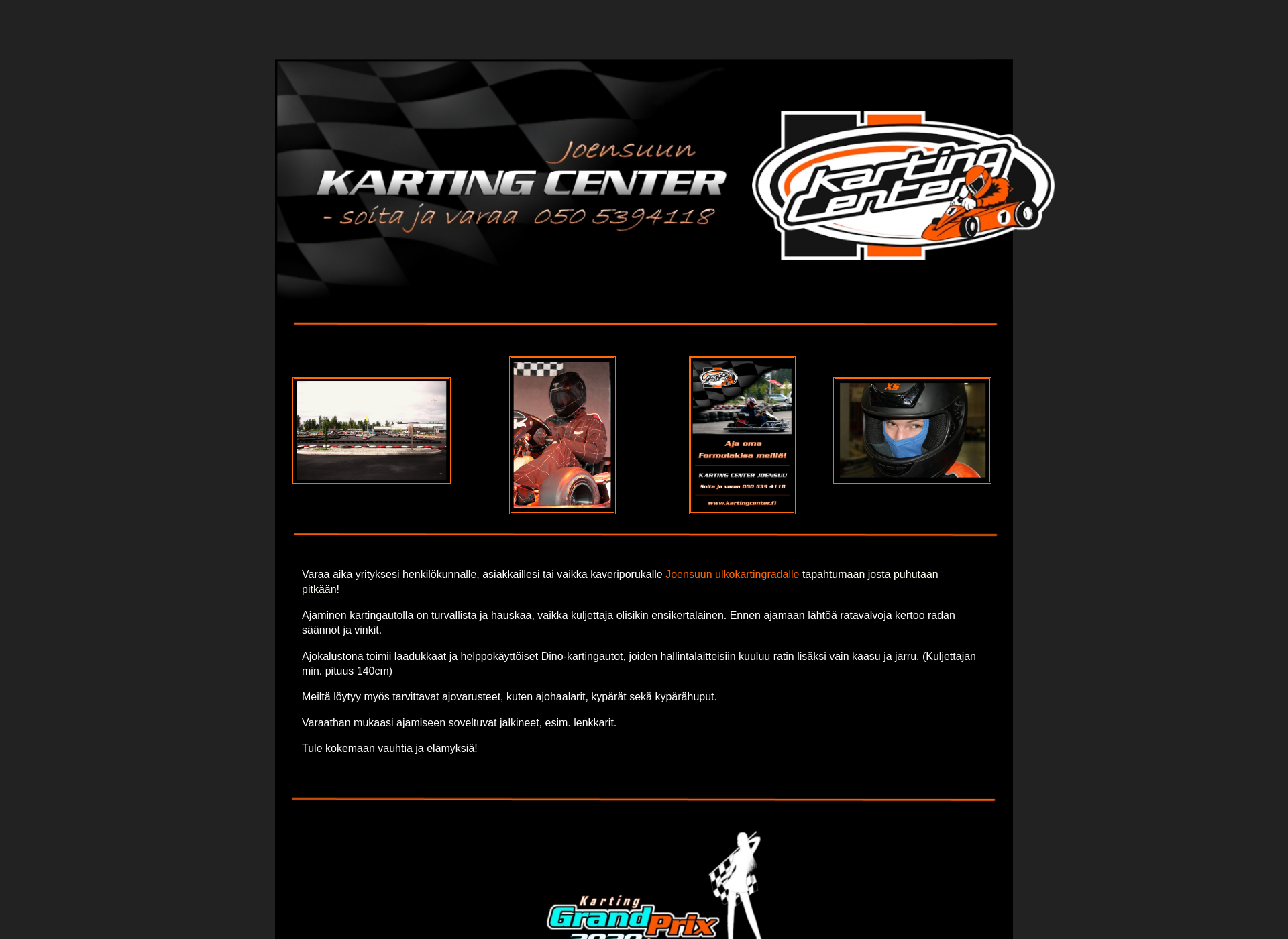 Screenshot for kartingcenter.fi