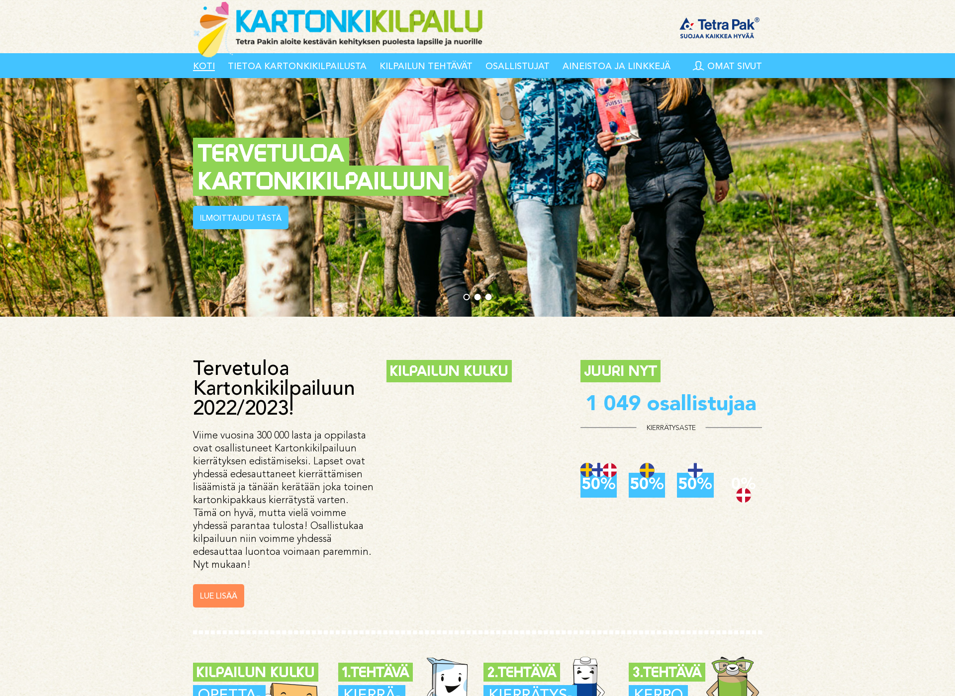 Screenshot for kartonkikilpailu.fi
