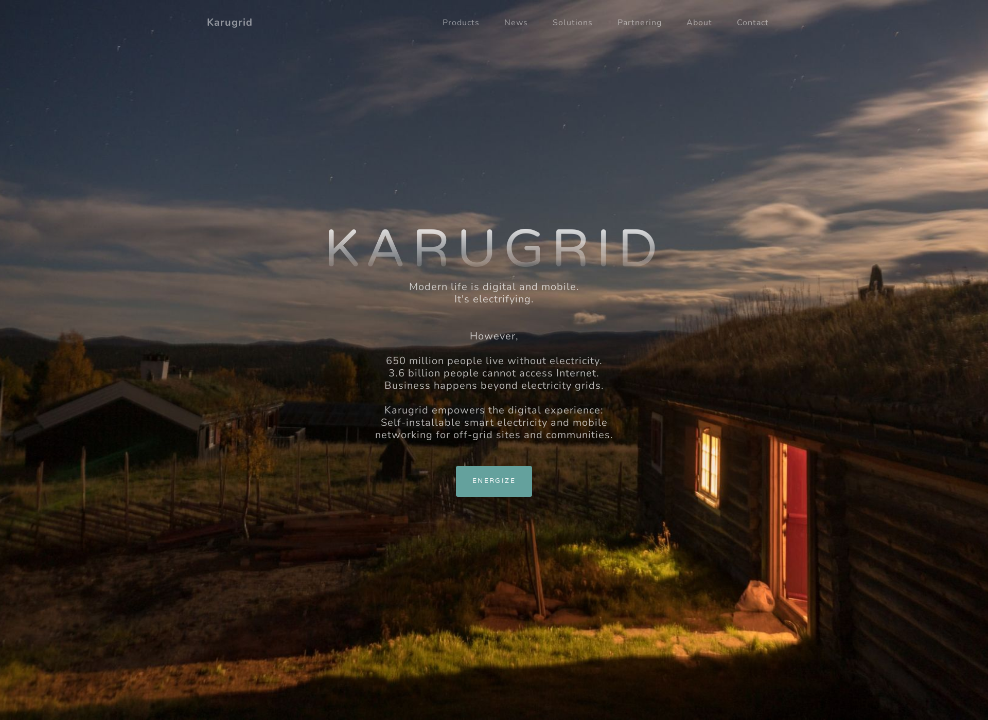 Screenshot for karugrid.com