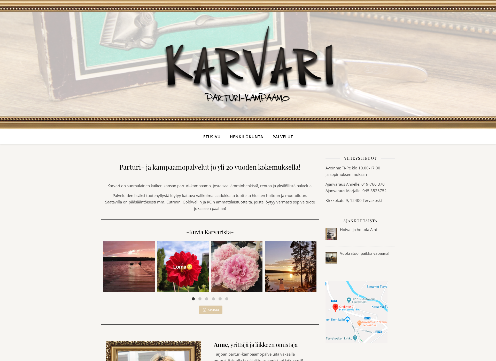 Screenshot for karvari.fi
