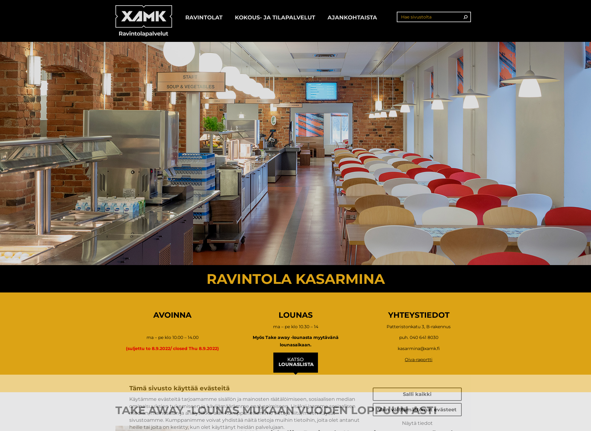 Screenshot for kasarmina.fi