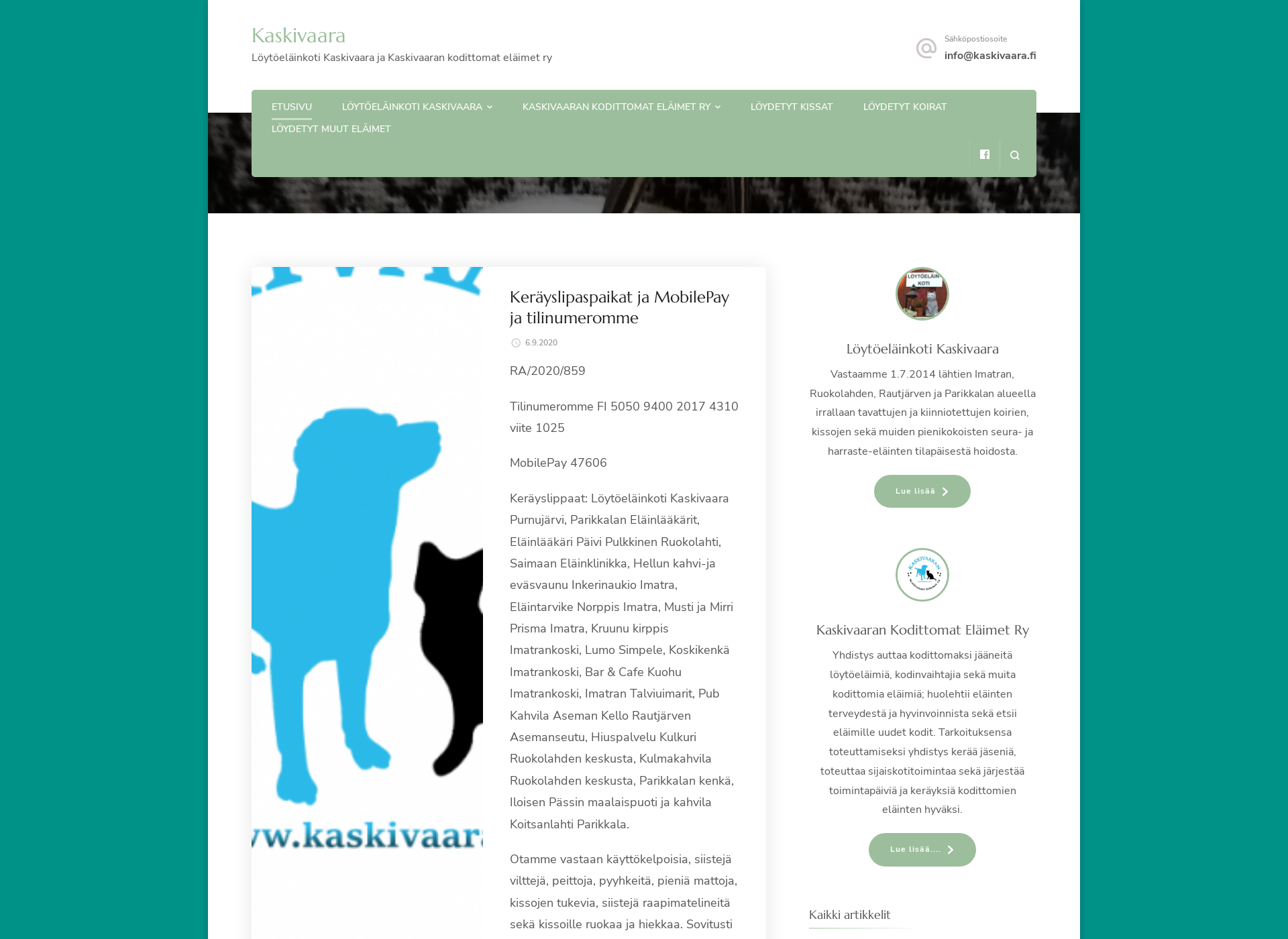 Screenshot for kaskivaara.fi