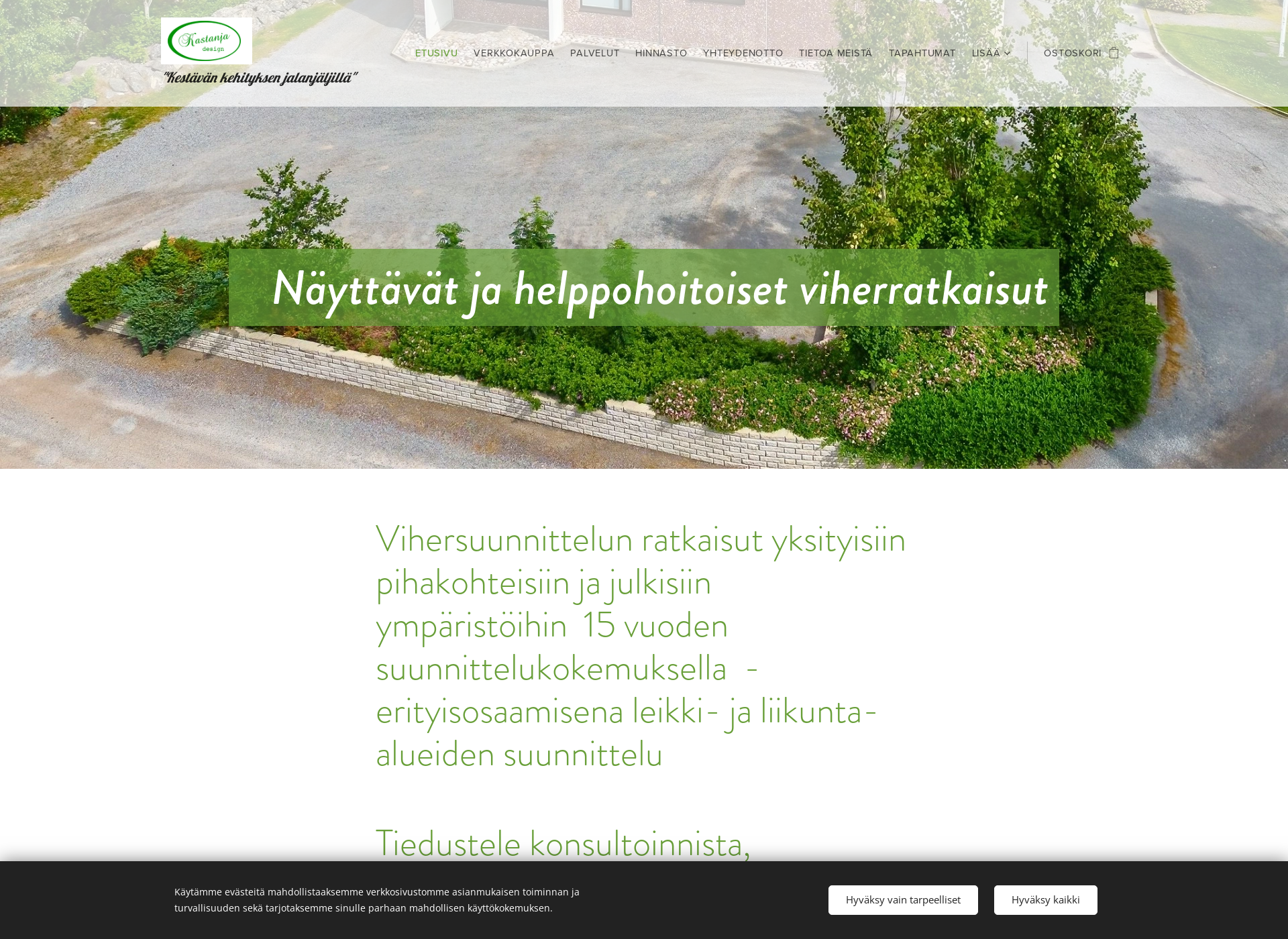 Screenshot for kastanjadesign.fi