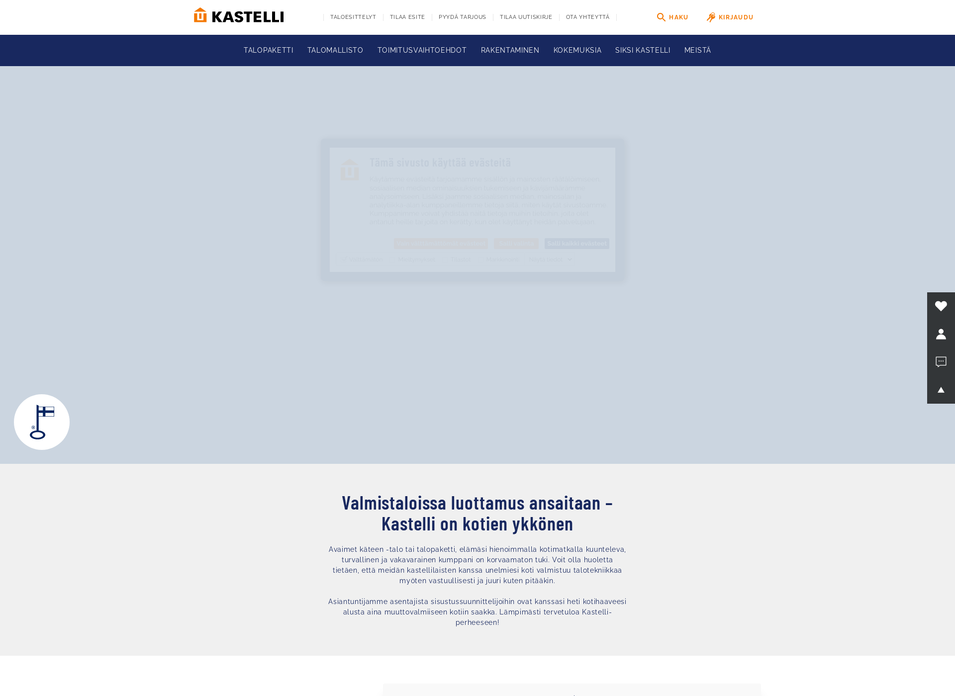 Screenshot for kastelli-talot.fi