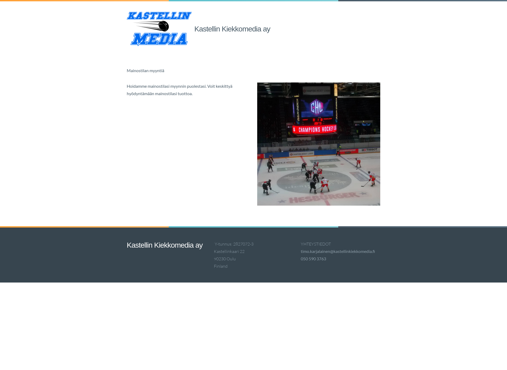 Screenshot for kastellinkiekkomedia.fi