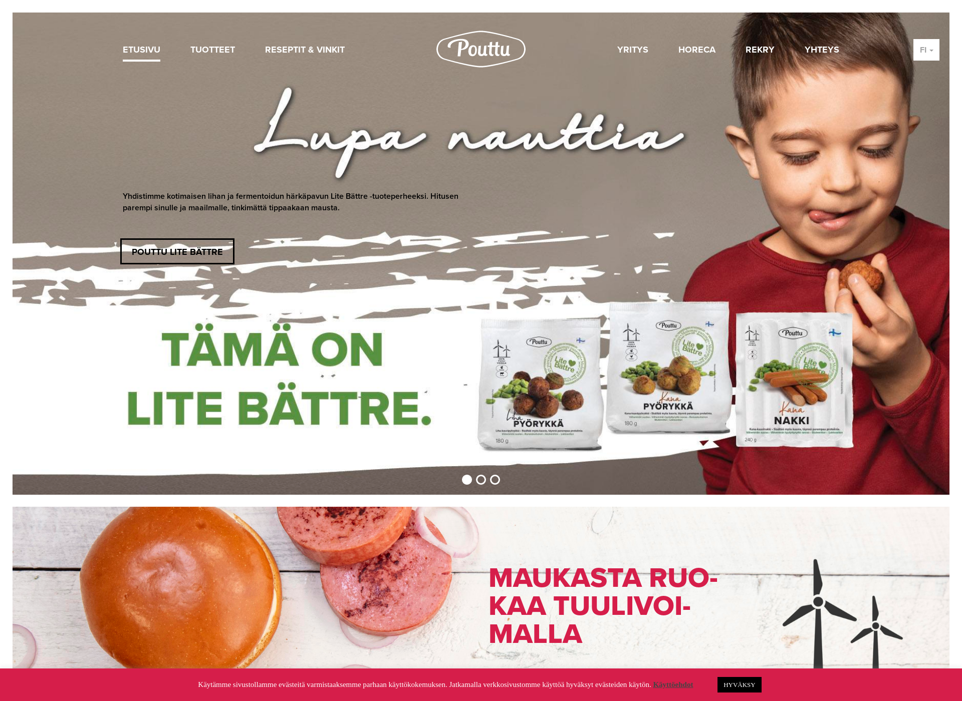 Screenshot for kasviliha.fi