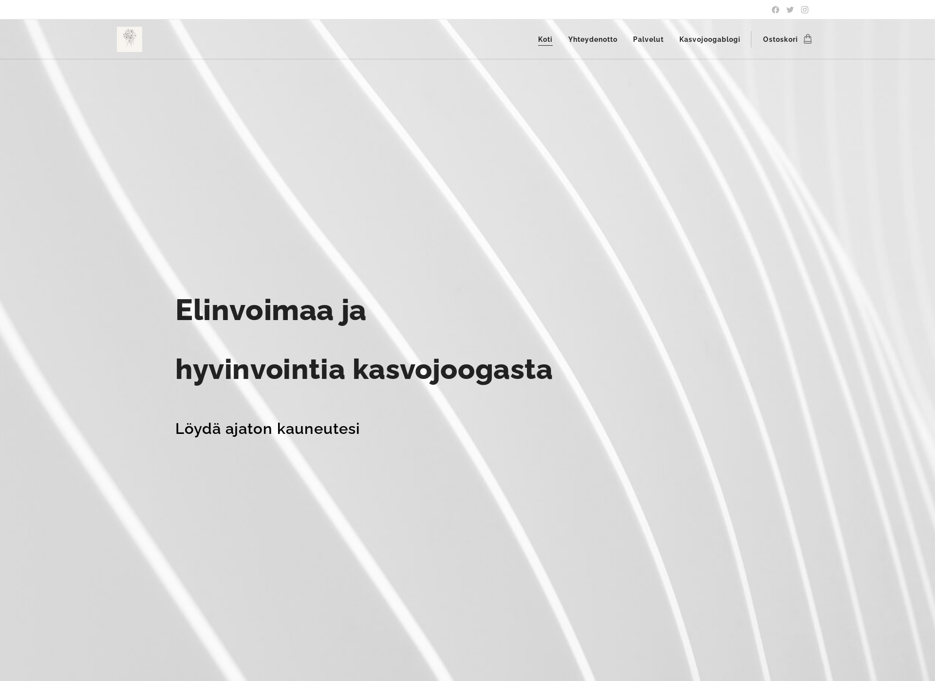 Screenshot for kasvojoogakurssit.fi