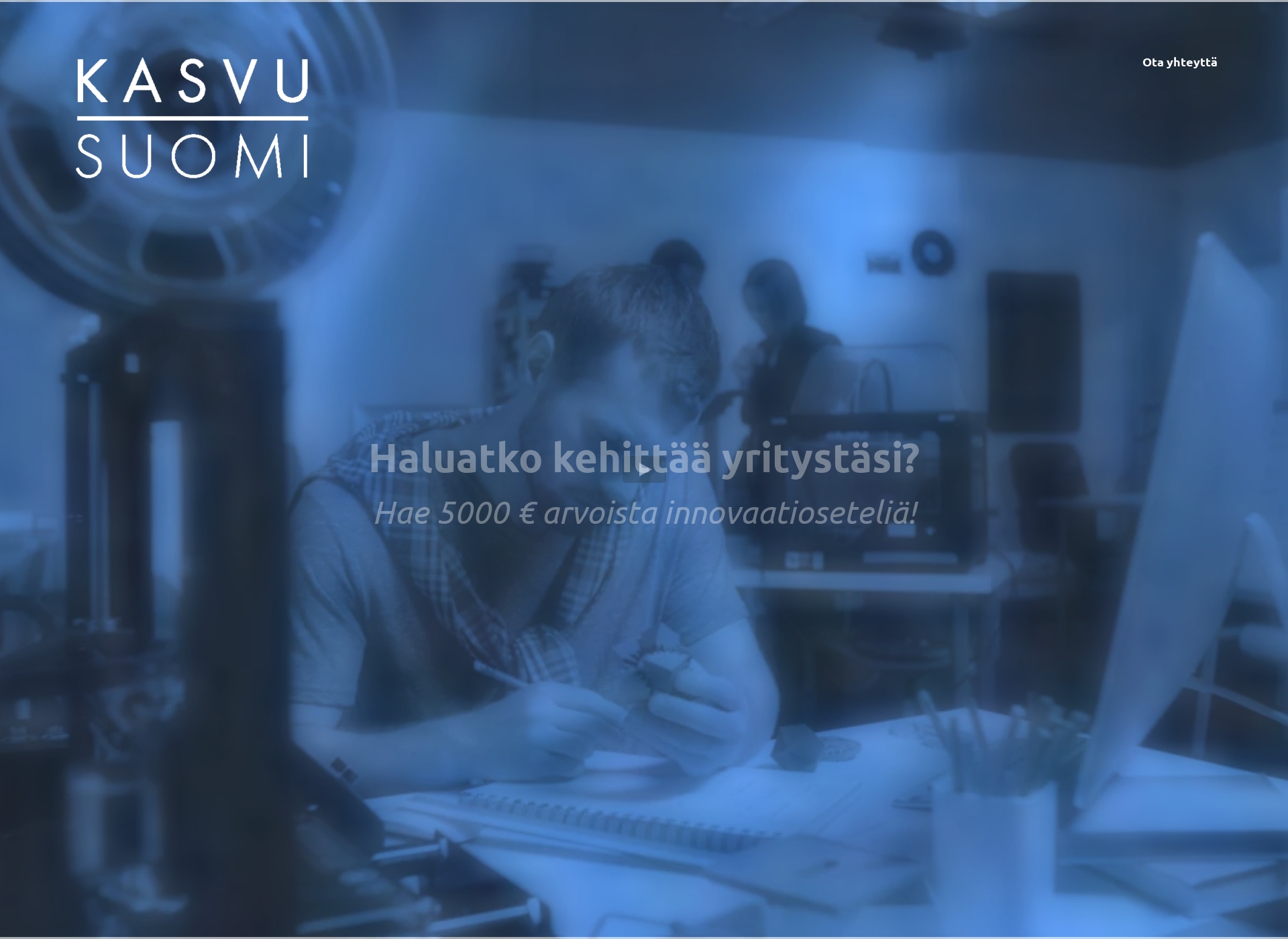 Skärmdump för kasvusuomi.fi