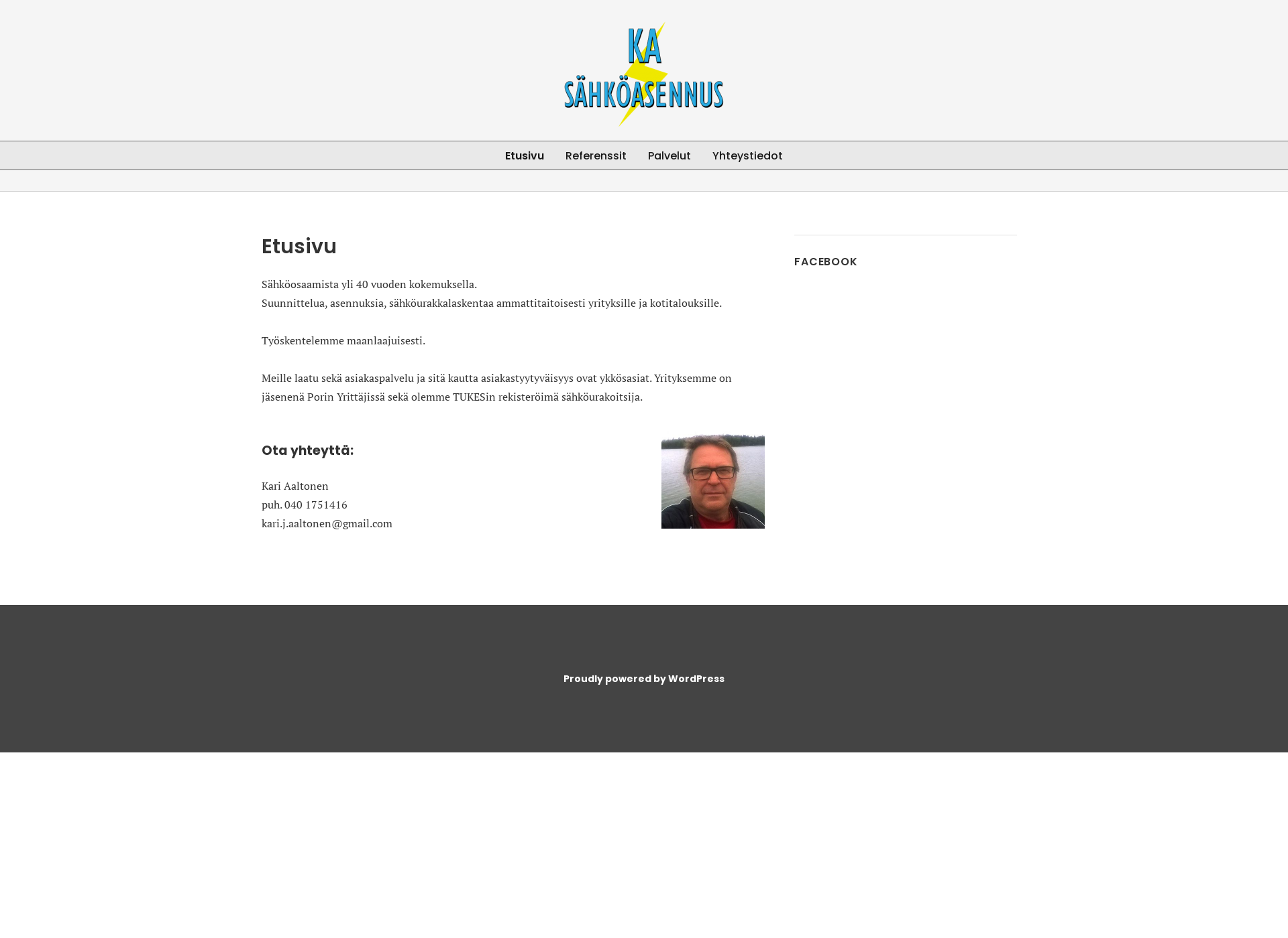 Screenshot for kasähköasennus.fi
