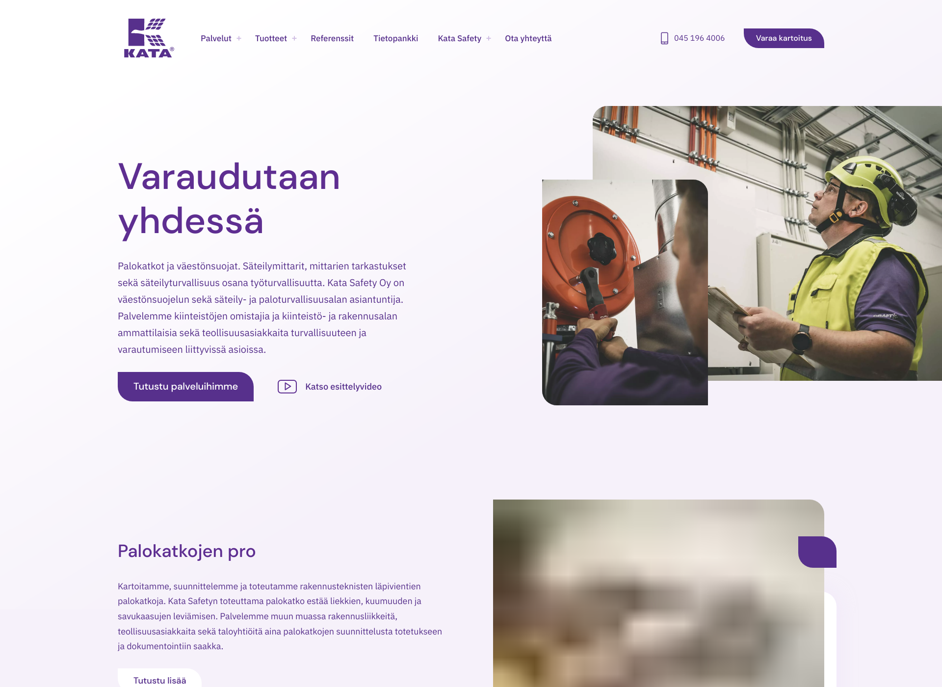 Skärmdump för kata.fi