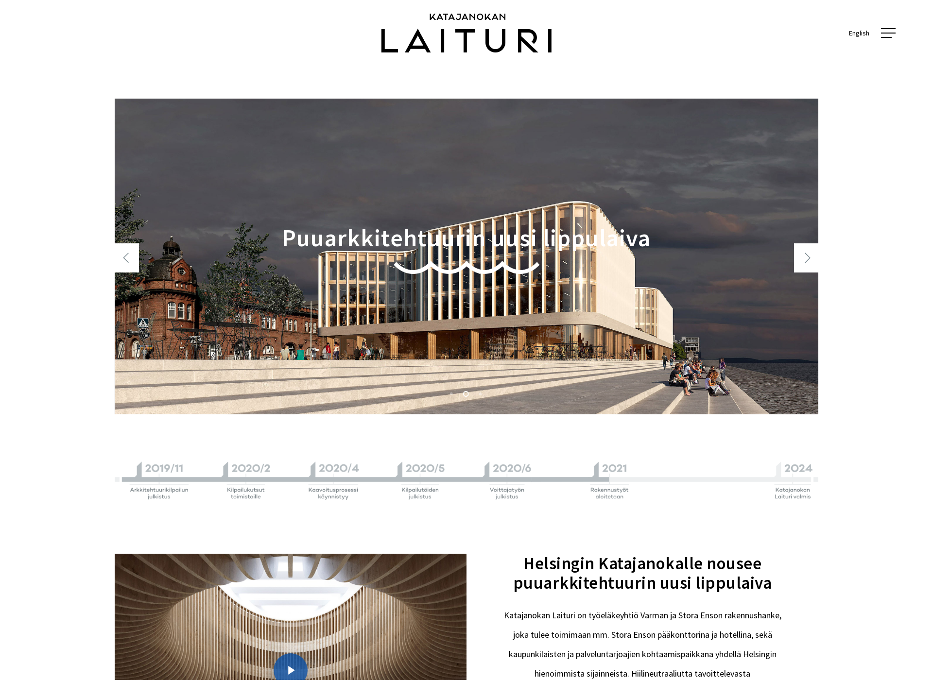 Screenshot for katajanokanlaituri.fi