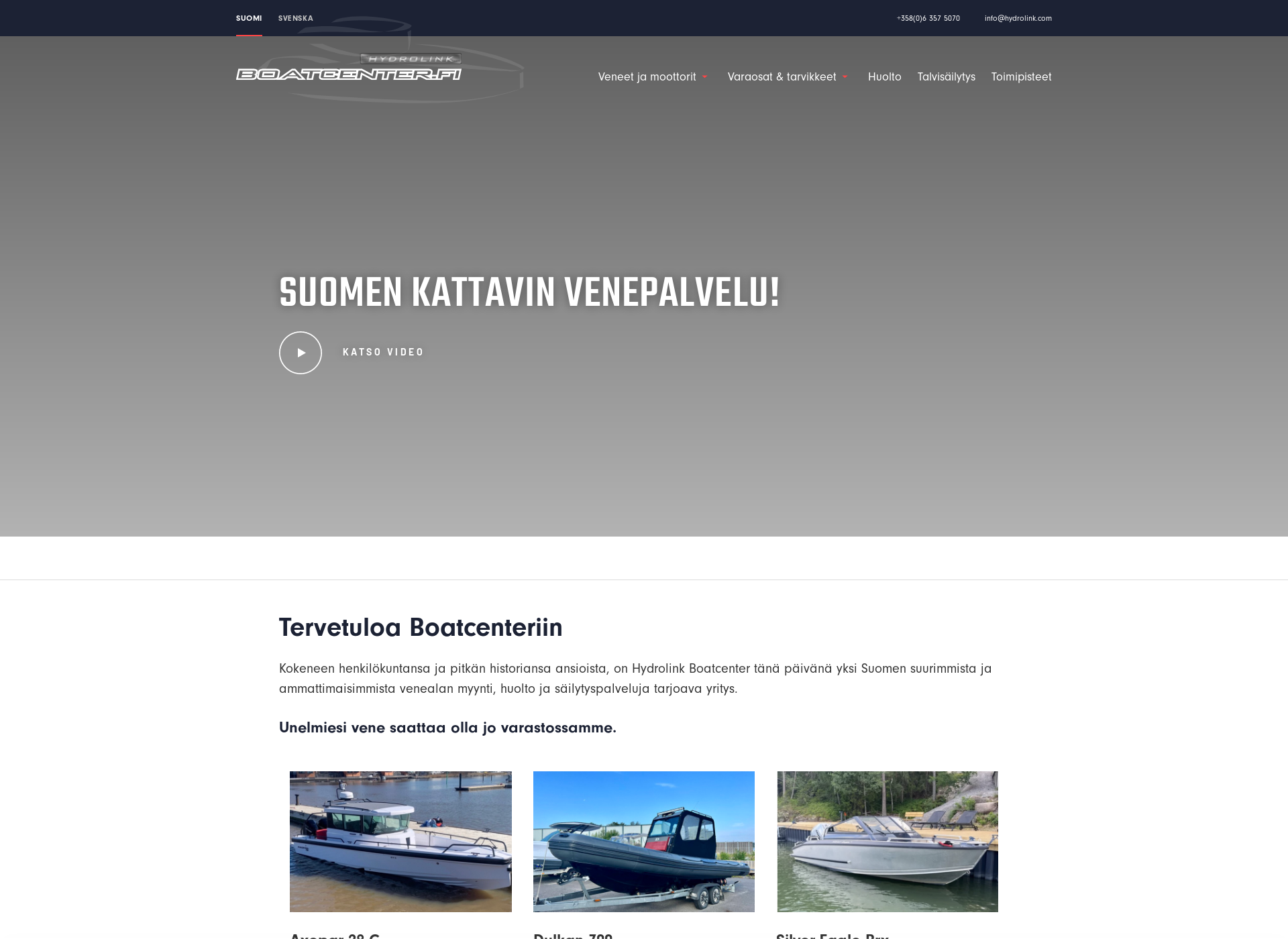 Screenshot for katajanokka.fi