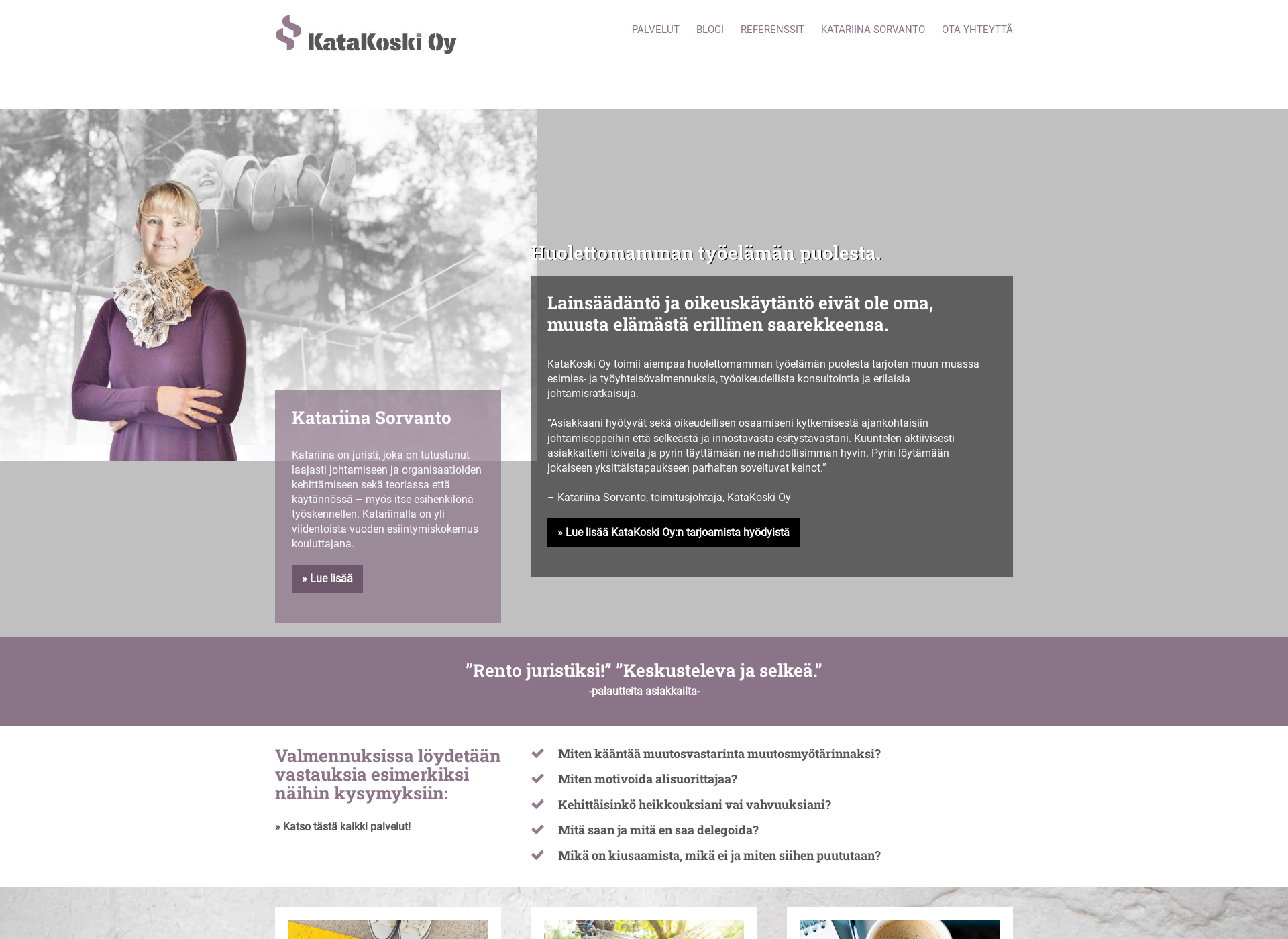 Screenshot for katakoski.fi