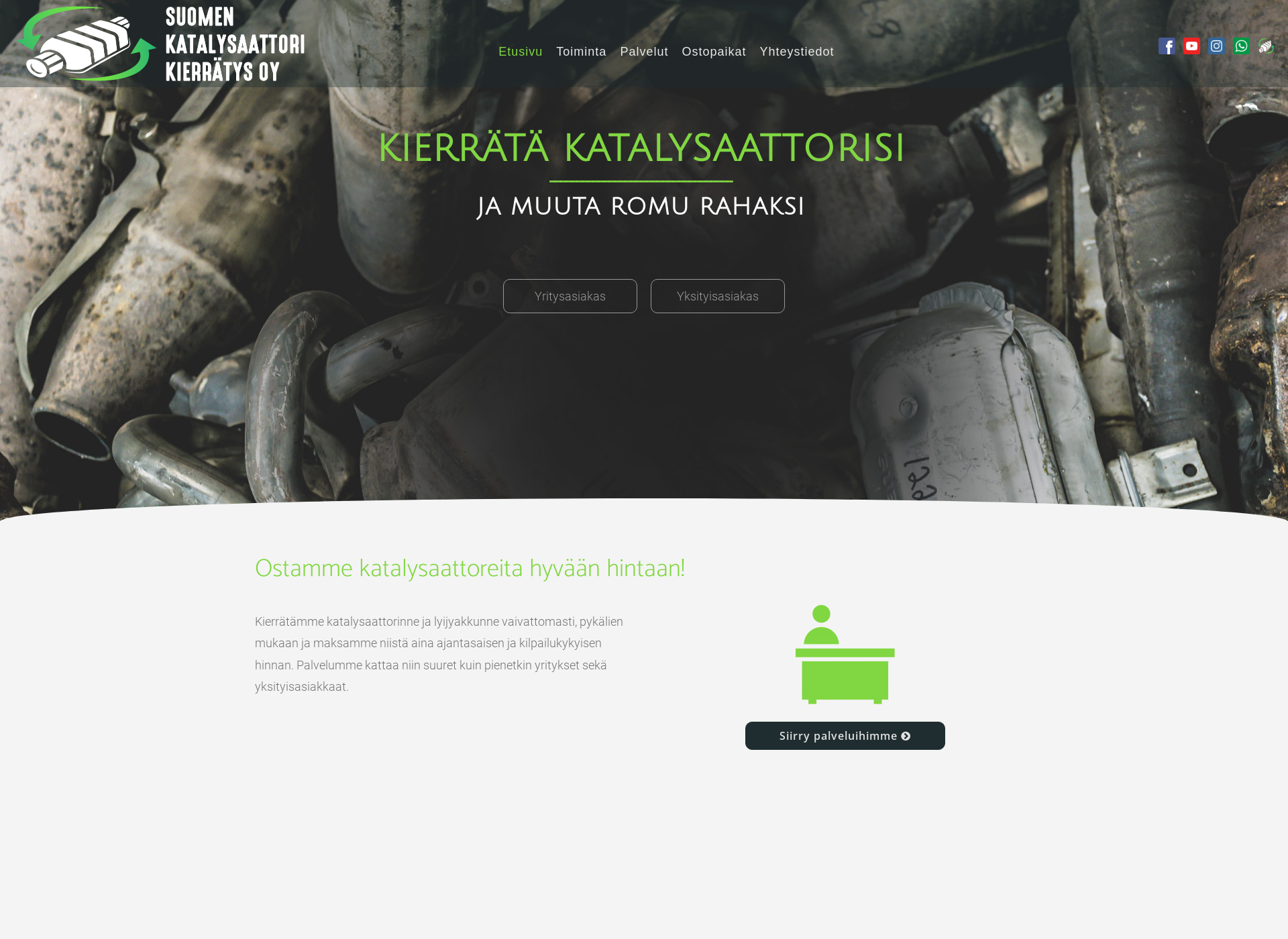 Screenshot for katalysaattorirahaksi.fi