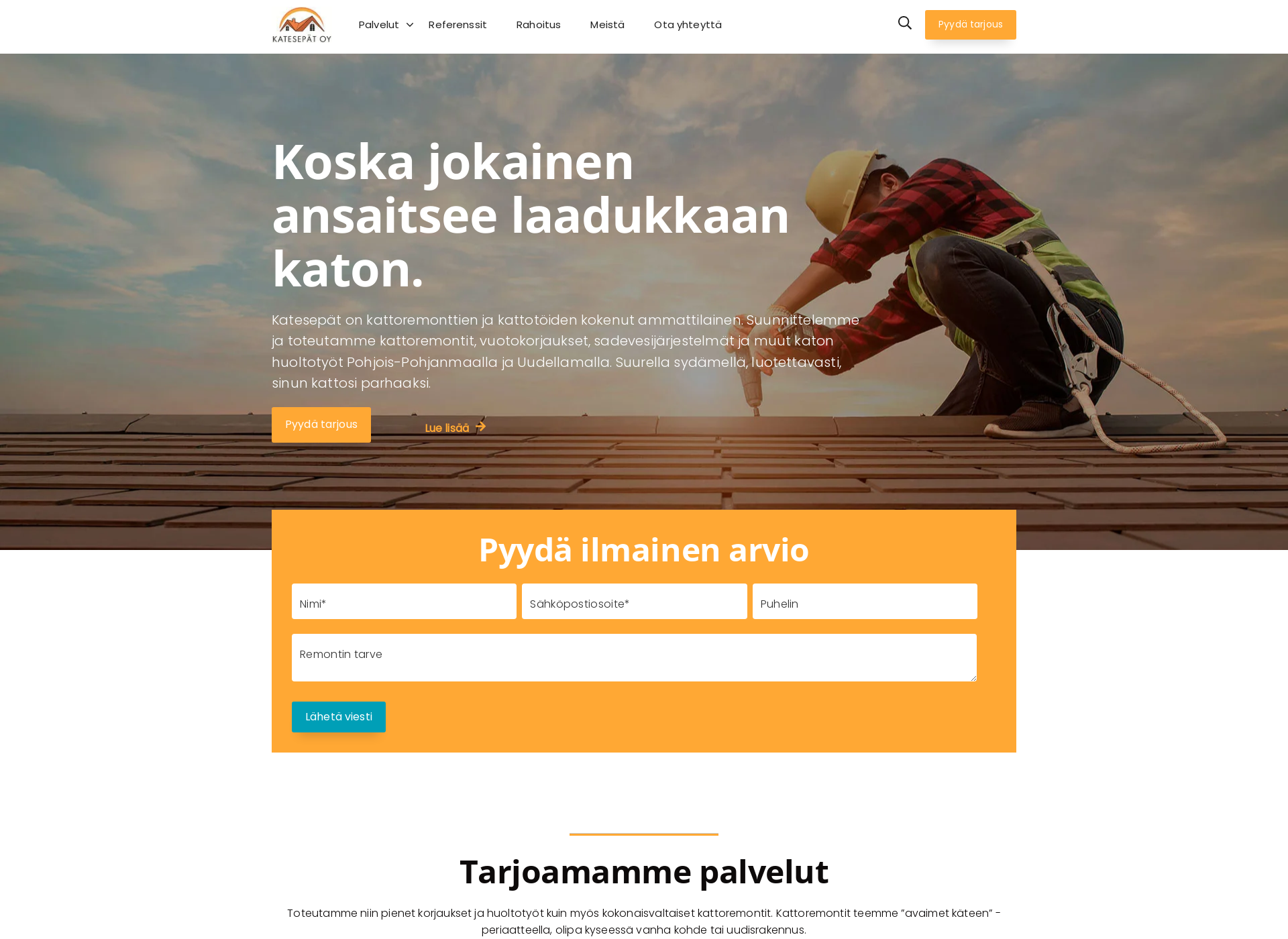 Screenshot for katesepat.fi