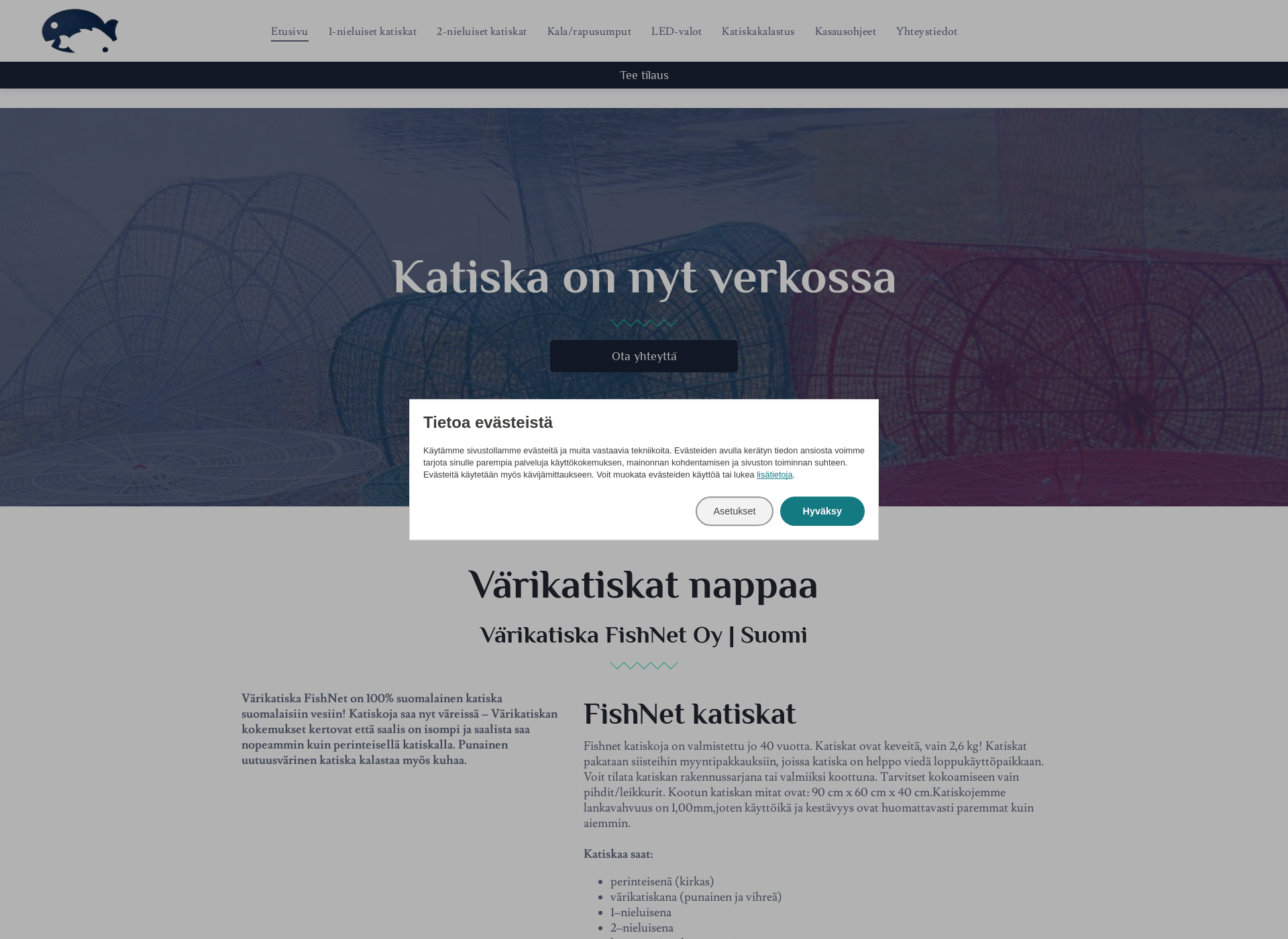 Screenshot for katiska.fi