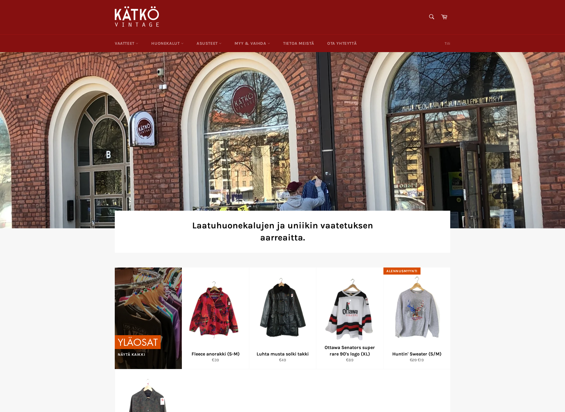 Screenshot for katkovintage.fi