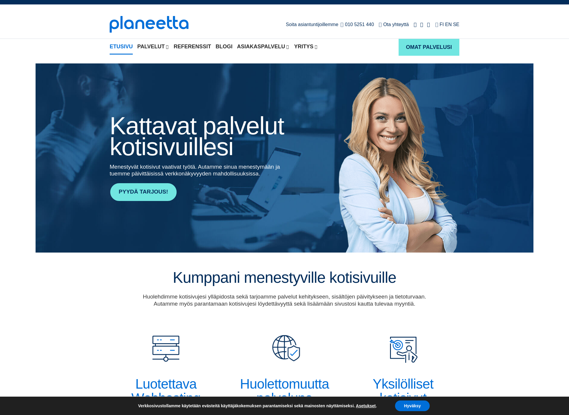 Screenshot for katon-pesu.fi
